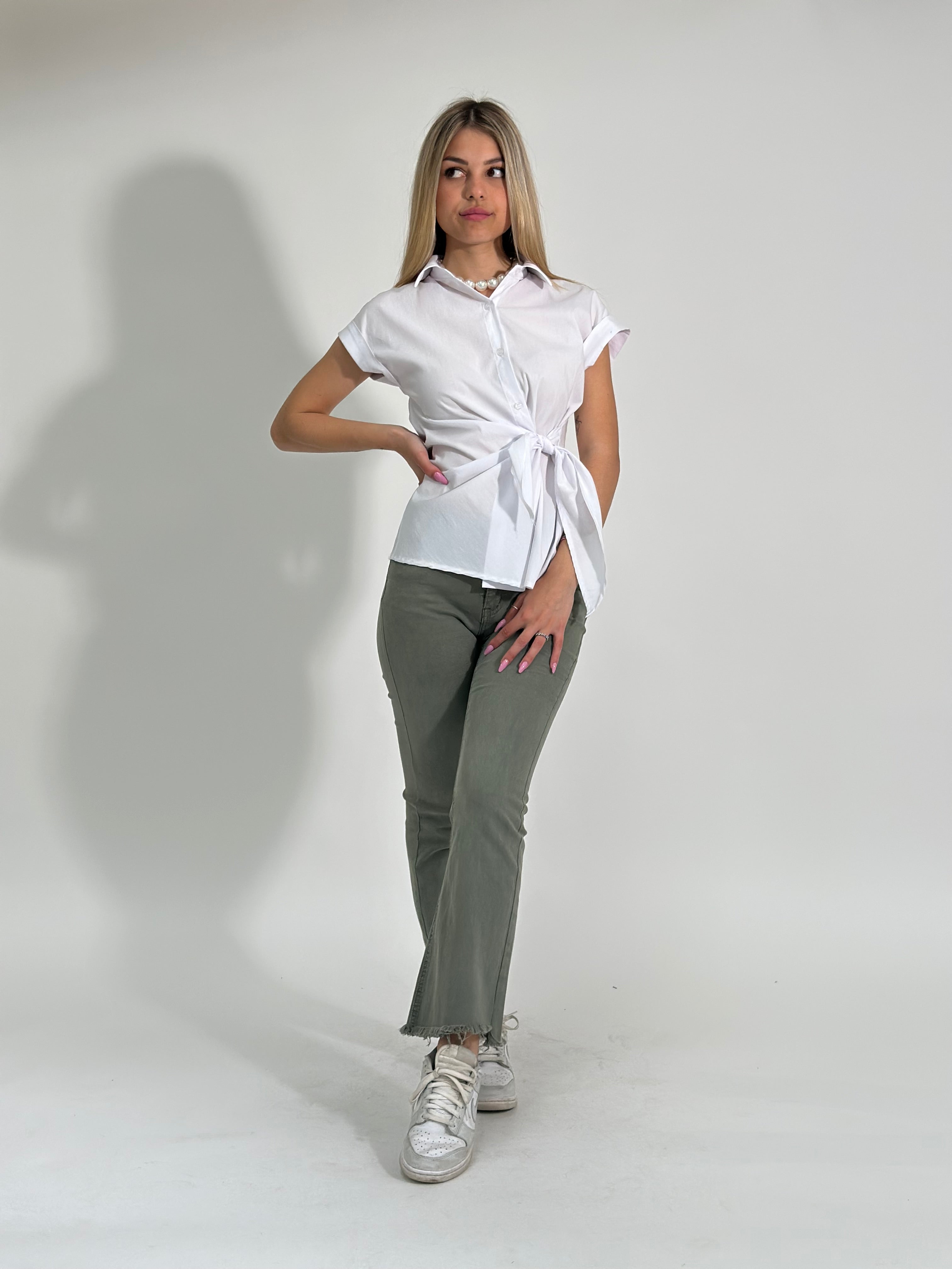 Pantalone trombetta 6826 VERDE