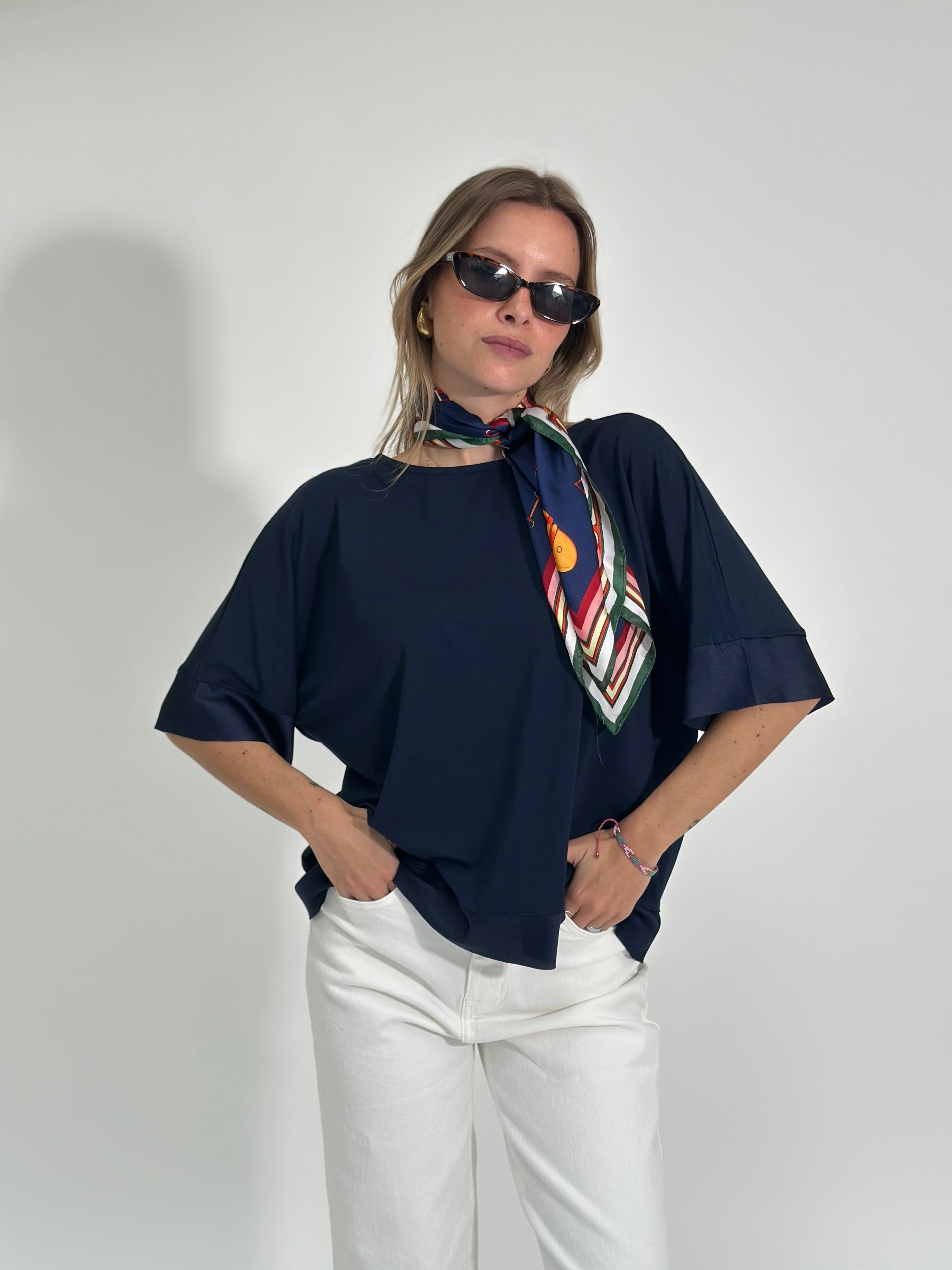 Maglia profilo raso 26564 BLU