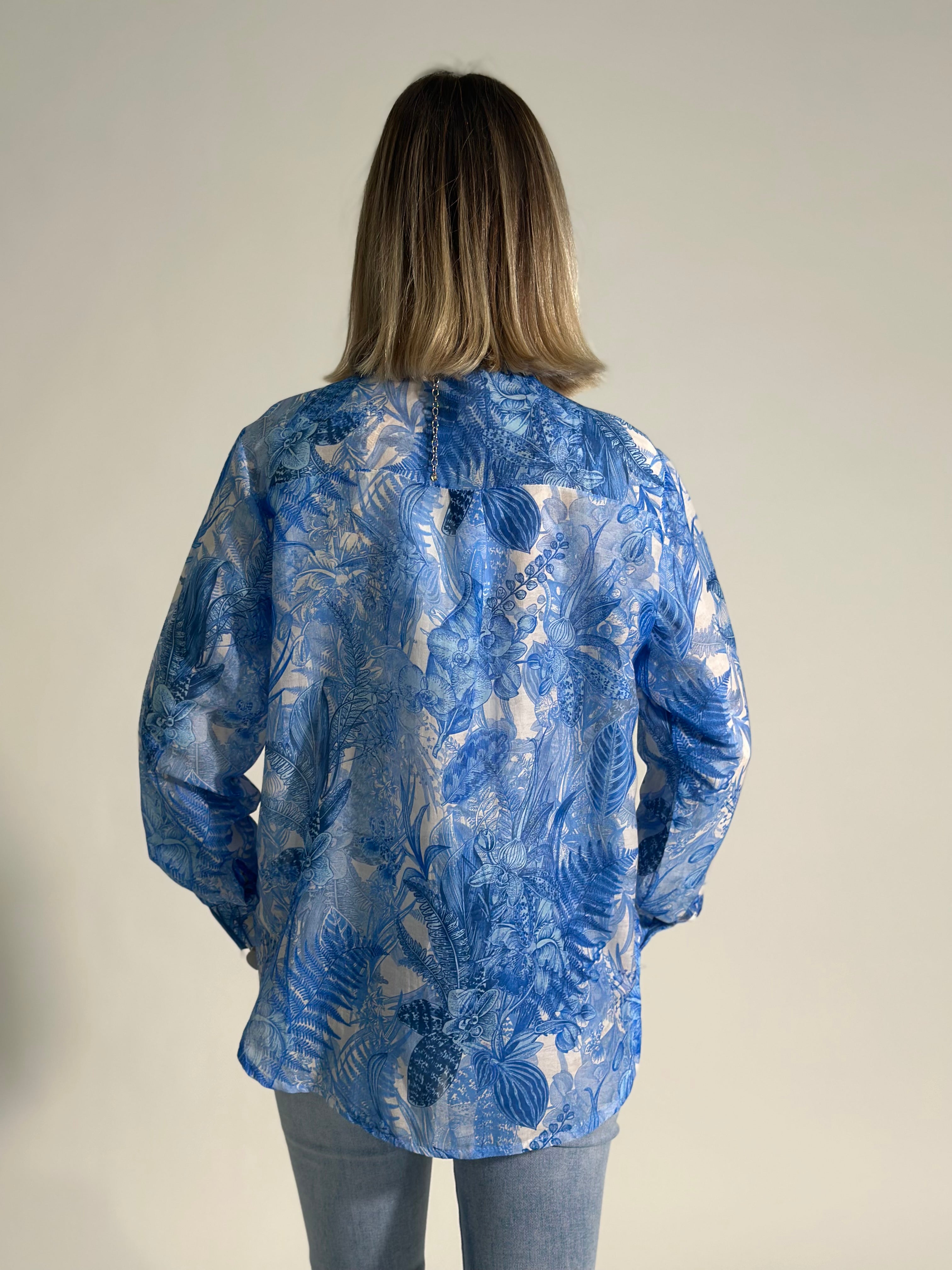 Camicia misto seta T1510