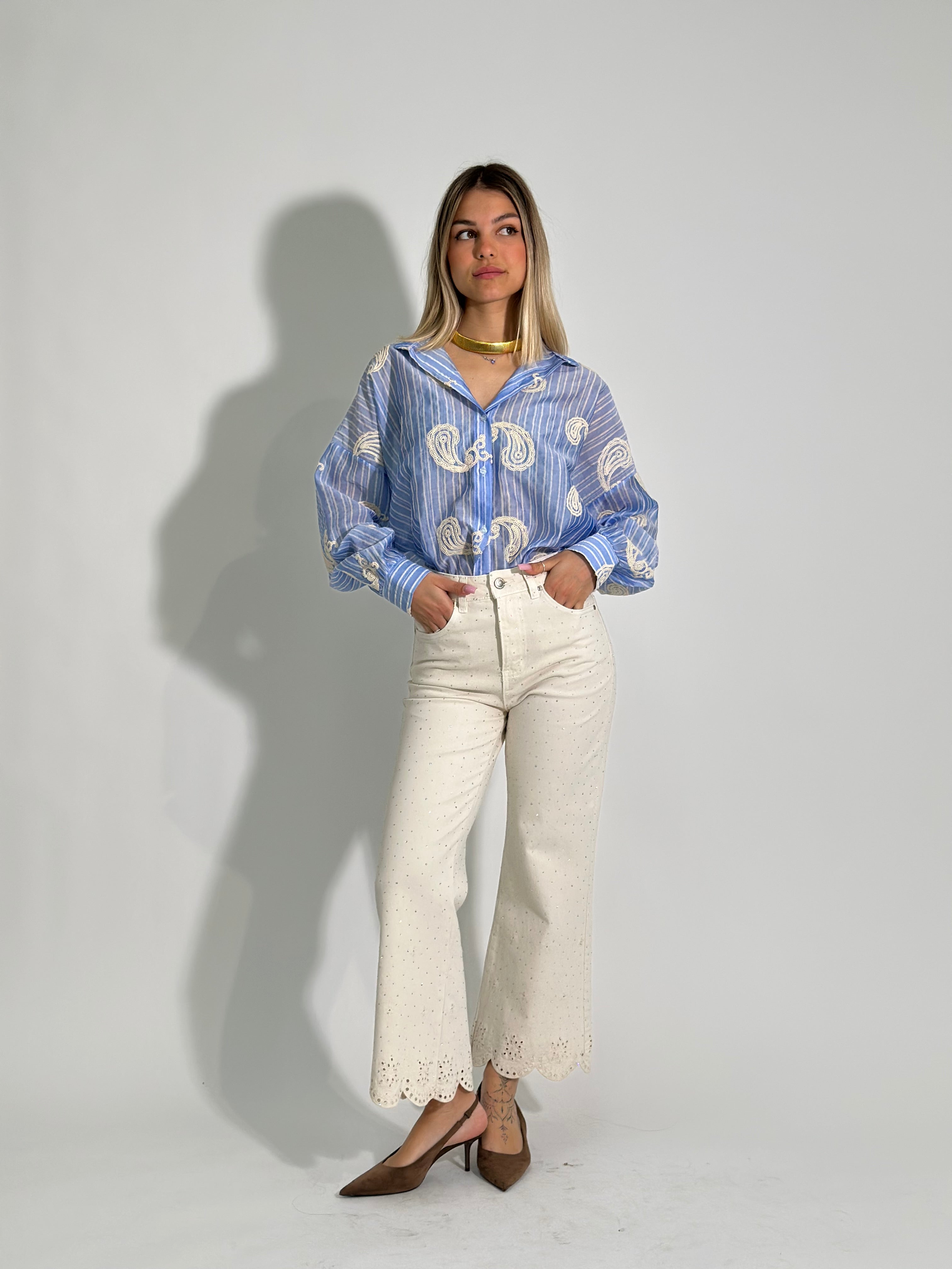 Jeans strass sangallo 5386-38