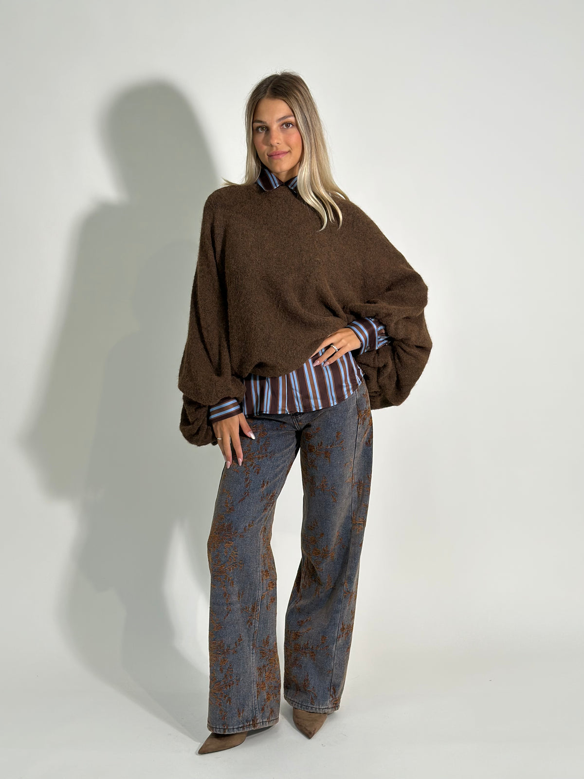 Maglia poncho A132 MORO