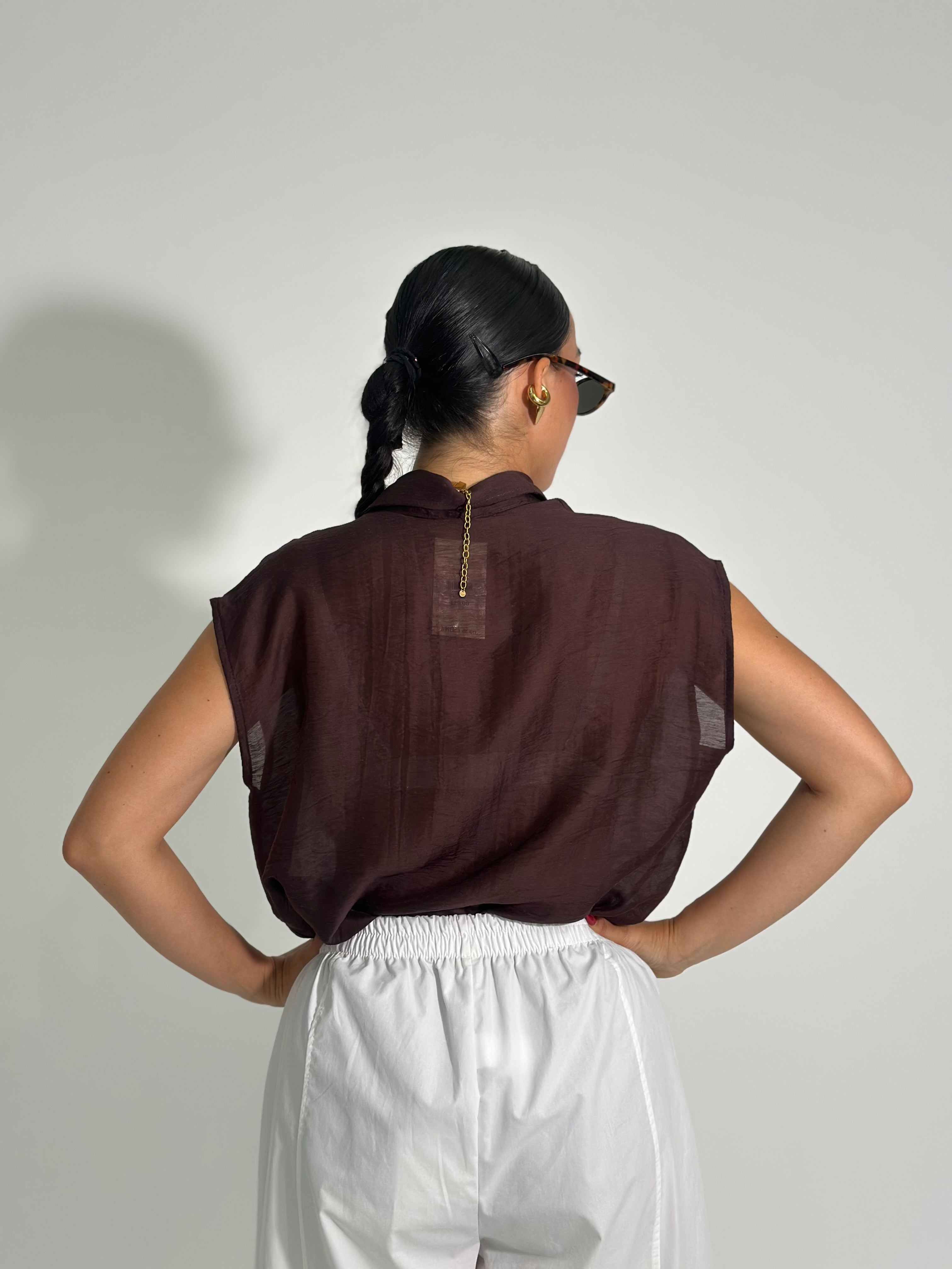 Camicia Paillettes 5830