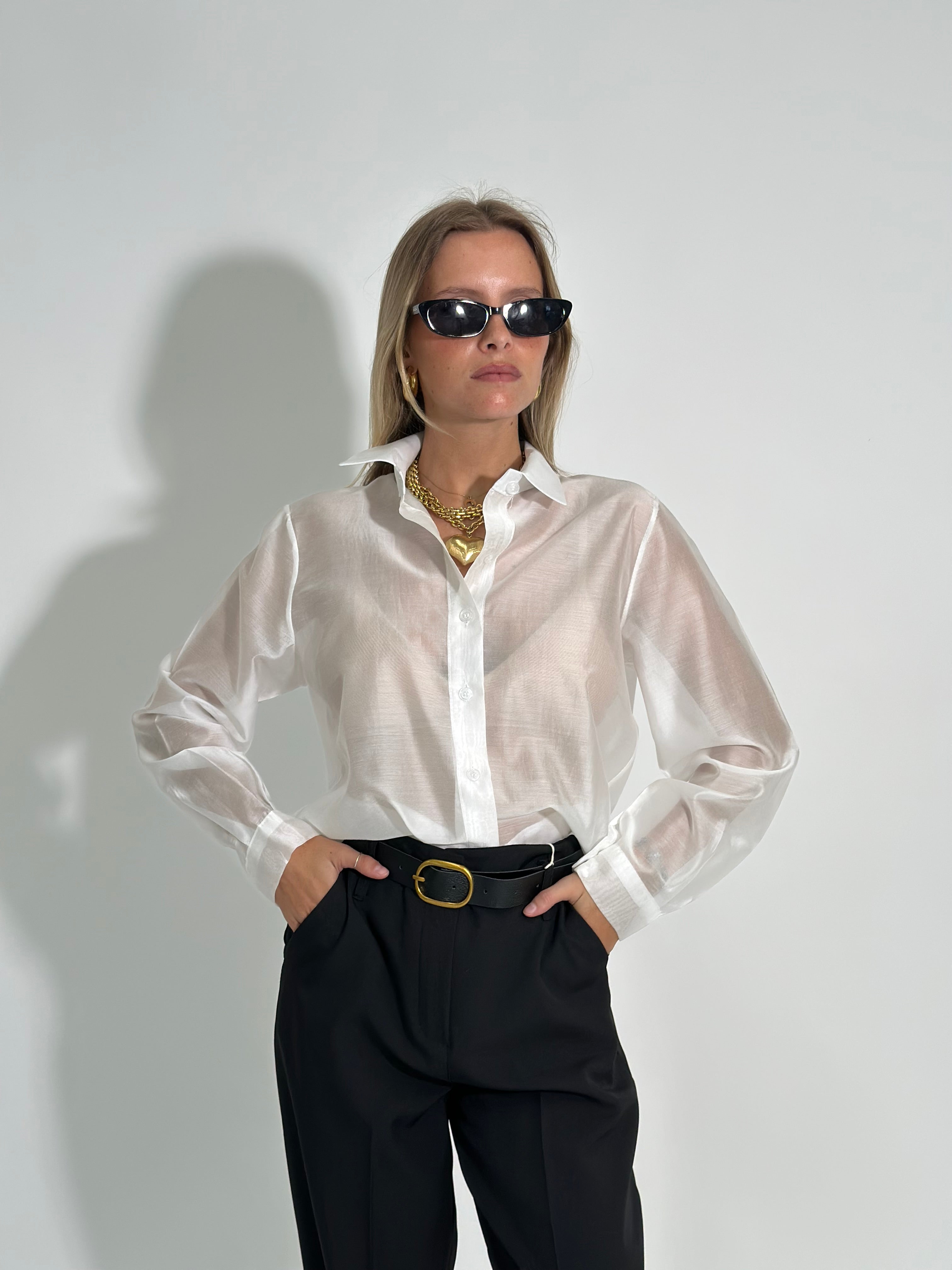 Camicia tencel 7988 BIANCO