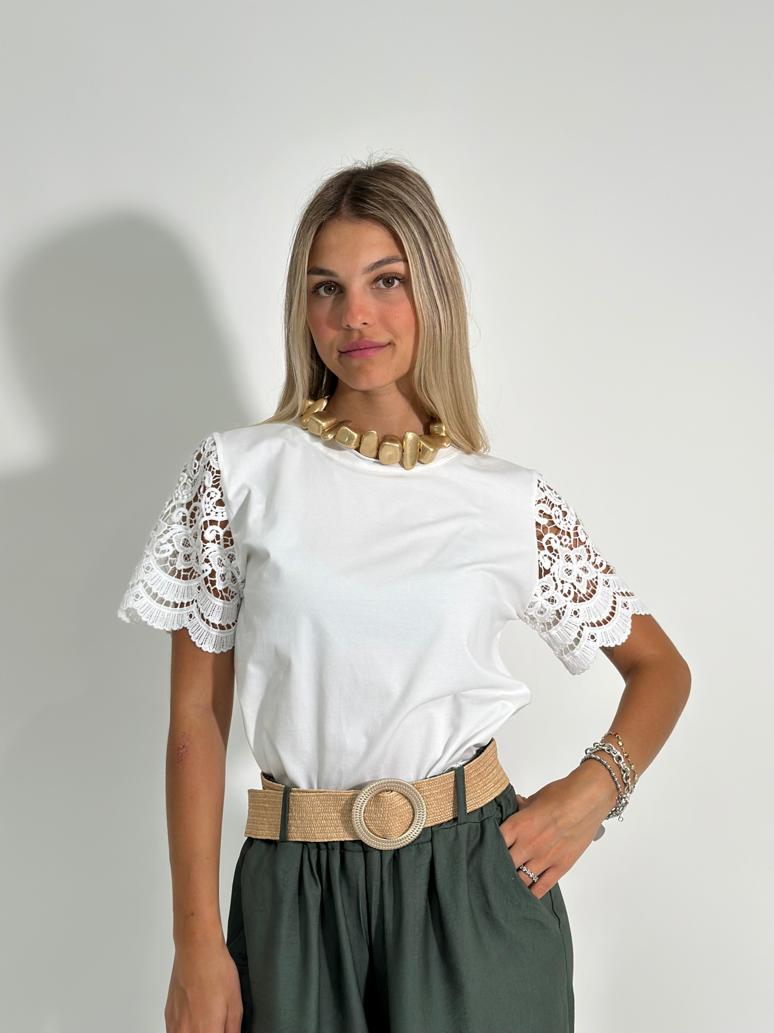 T-shirt crochet J58