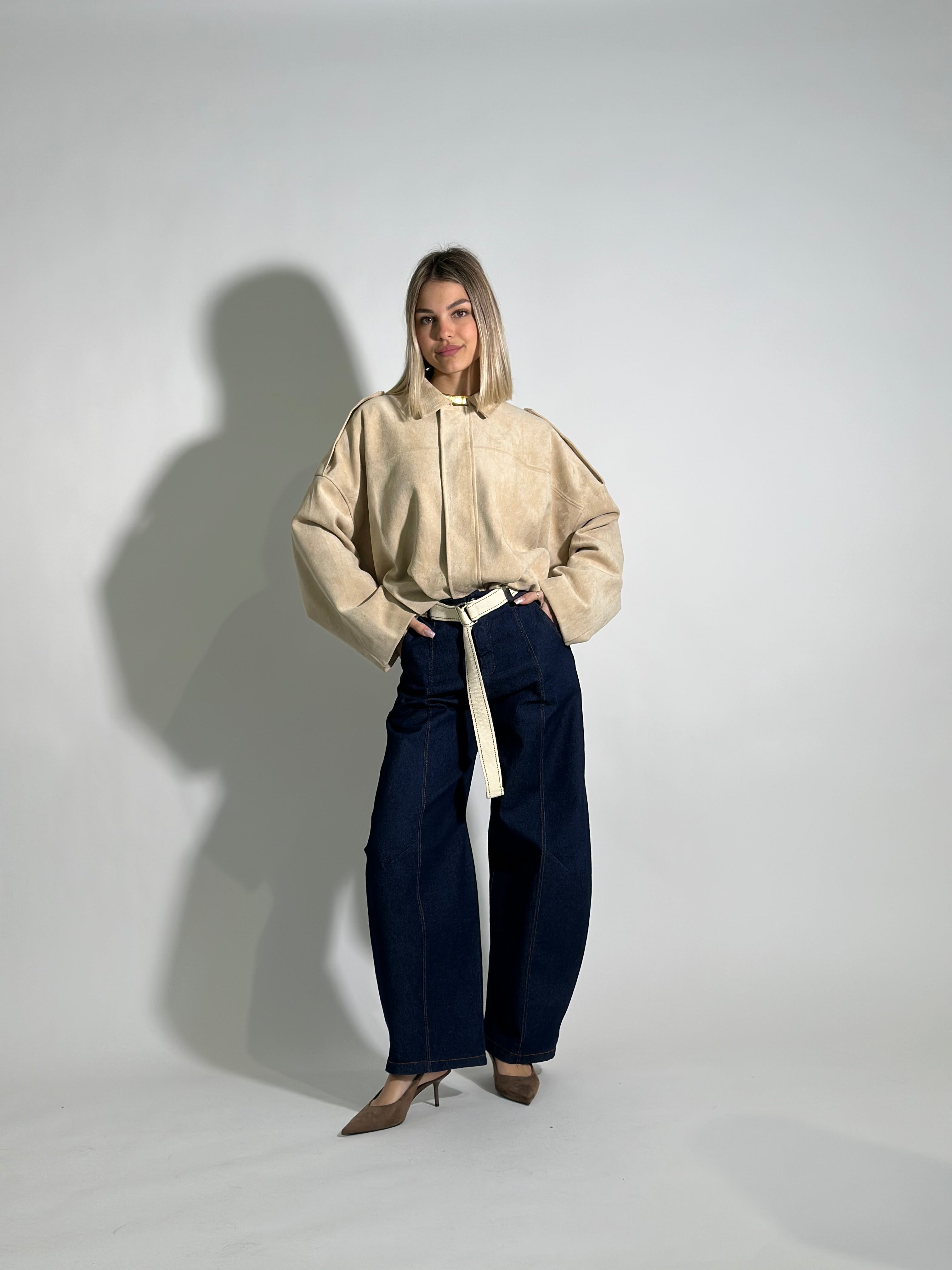 Pantalone denim baloon 8110