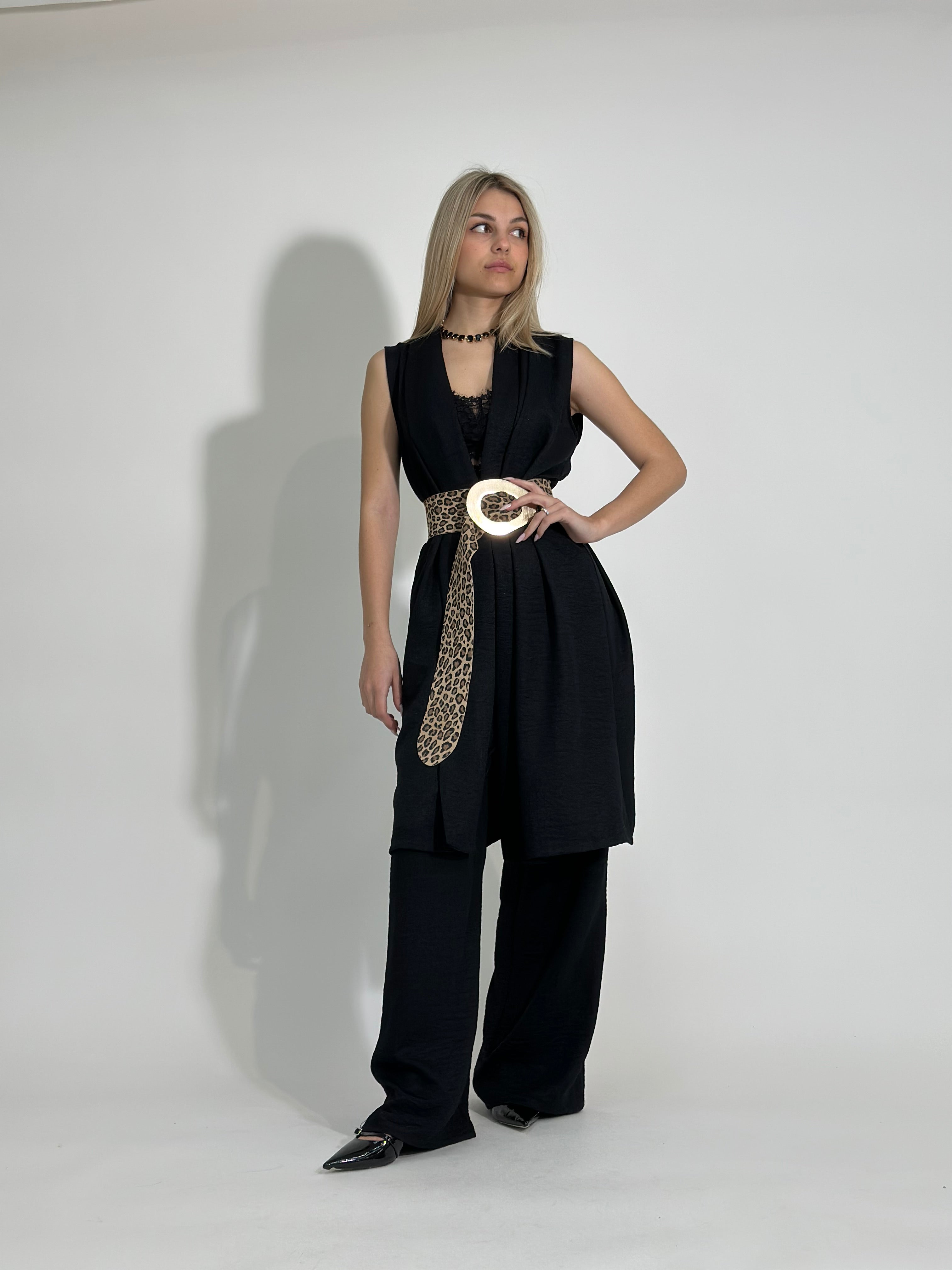 Completo smanicato 90487 NERO