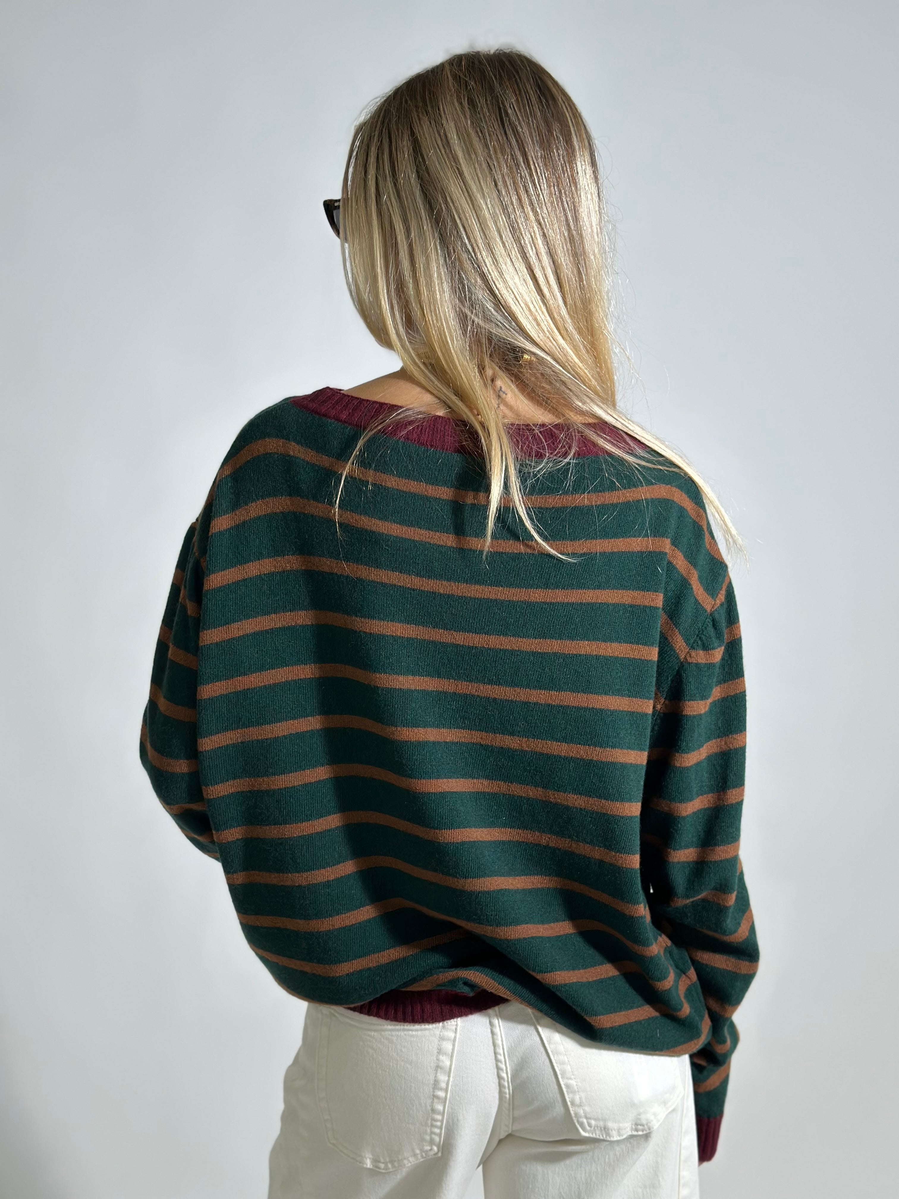 Maglia Cashmere blend 10207 VERDE