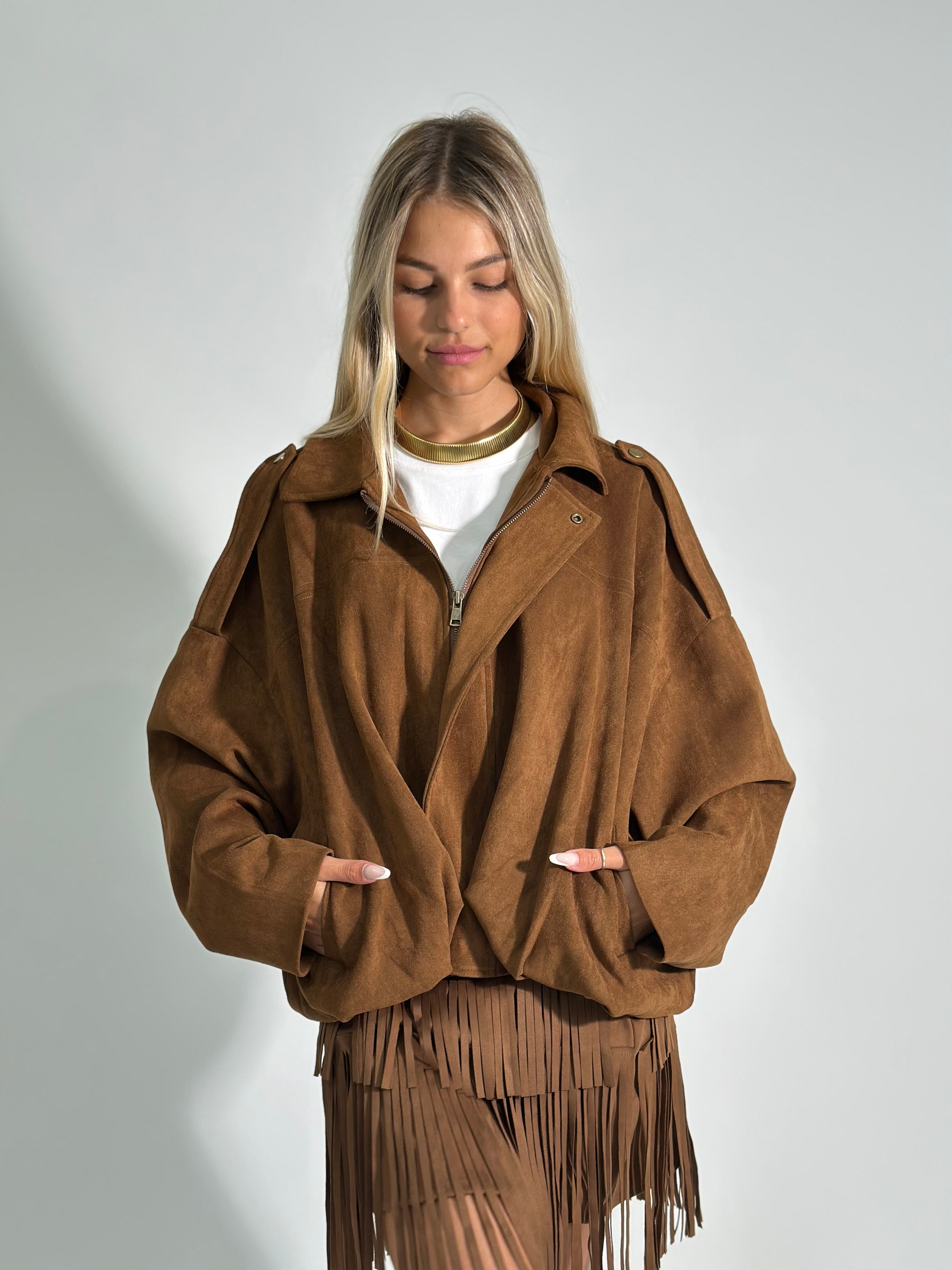 Giacca bomber TR25013 CAMEL