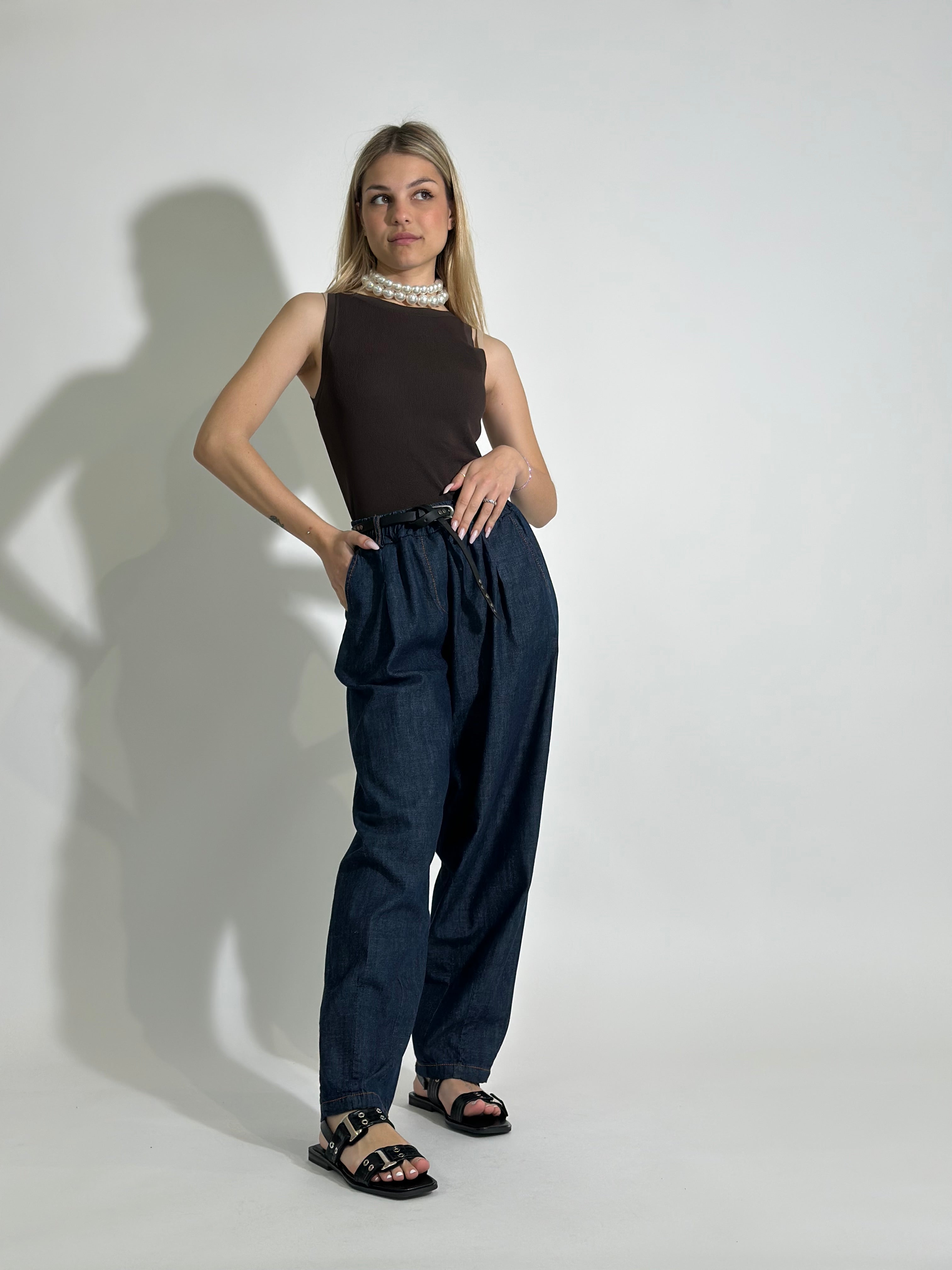 Pantalone denim confort 10870