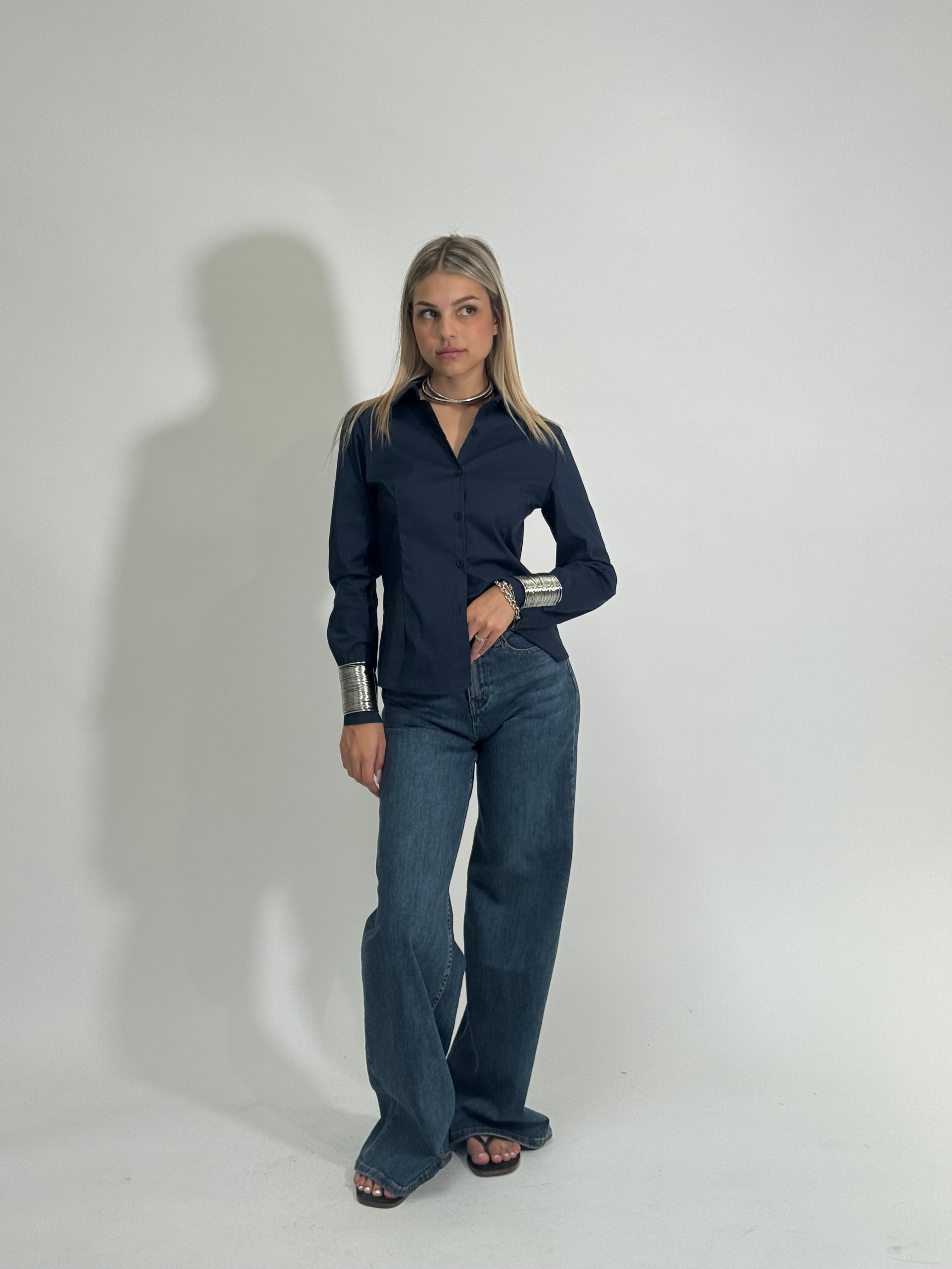 Jeans wide leg K809