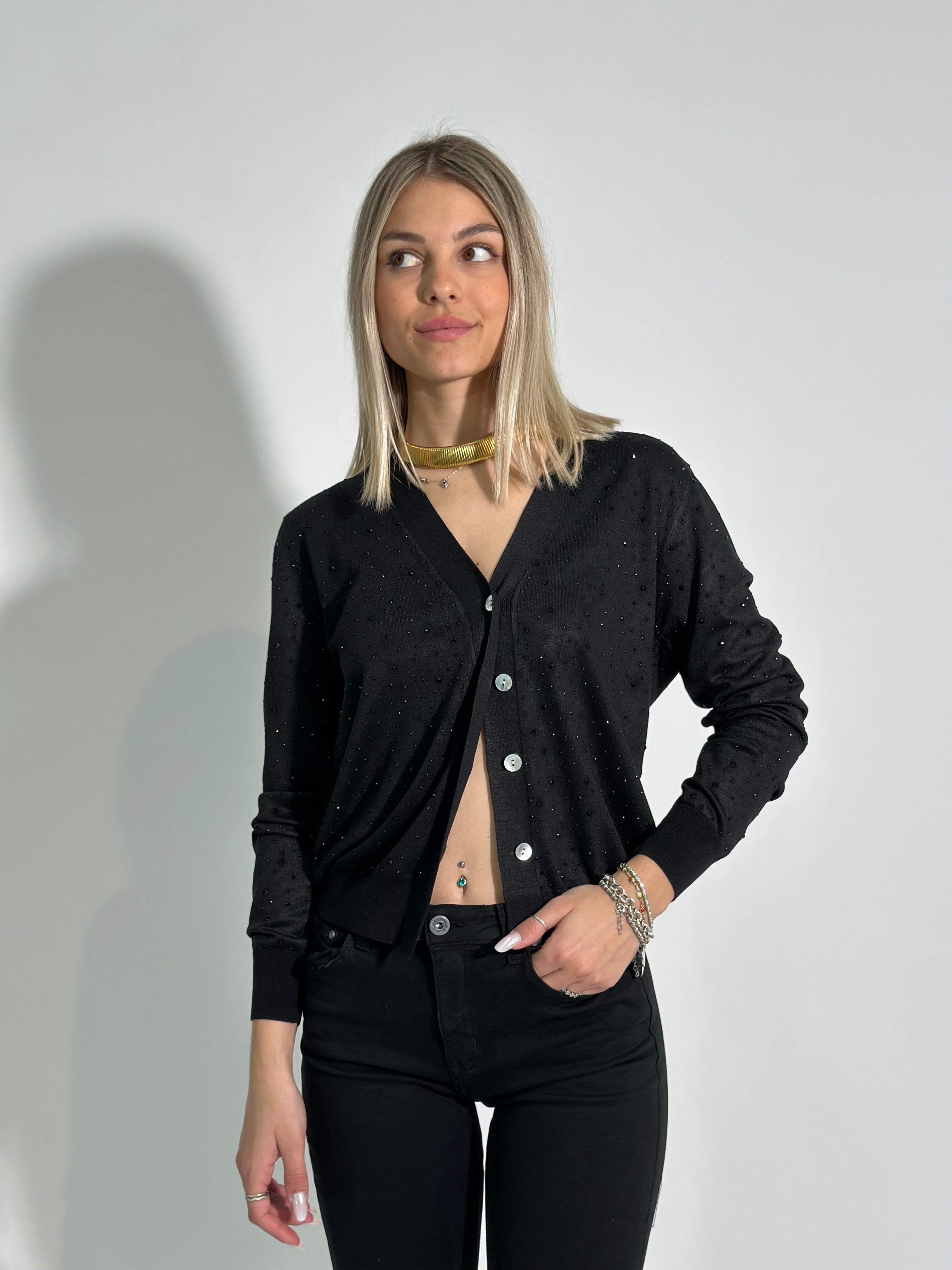 Cardigan strass E259