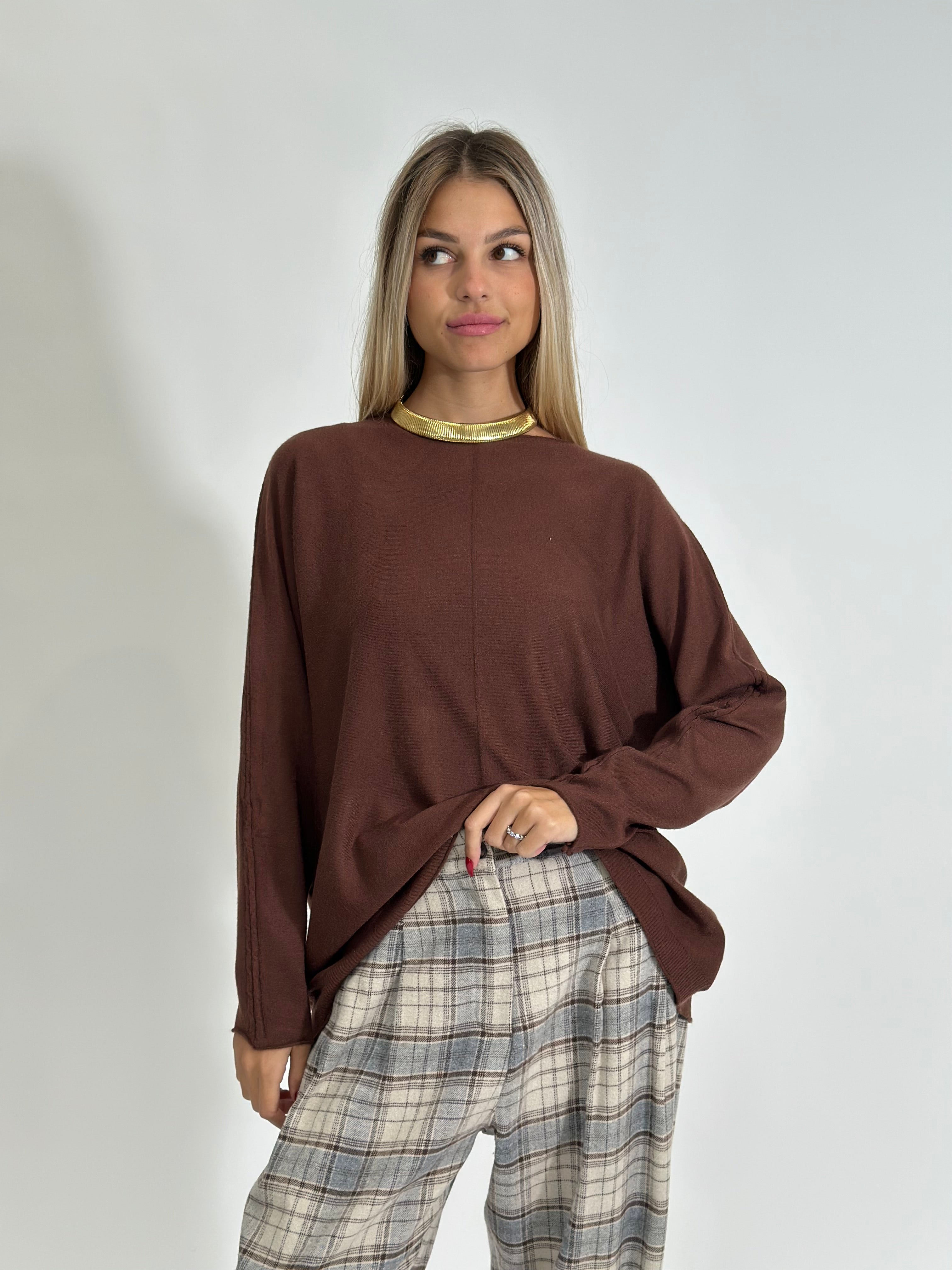 Maglia treccina ZS3097 MORO