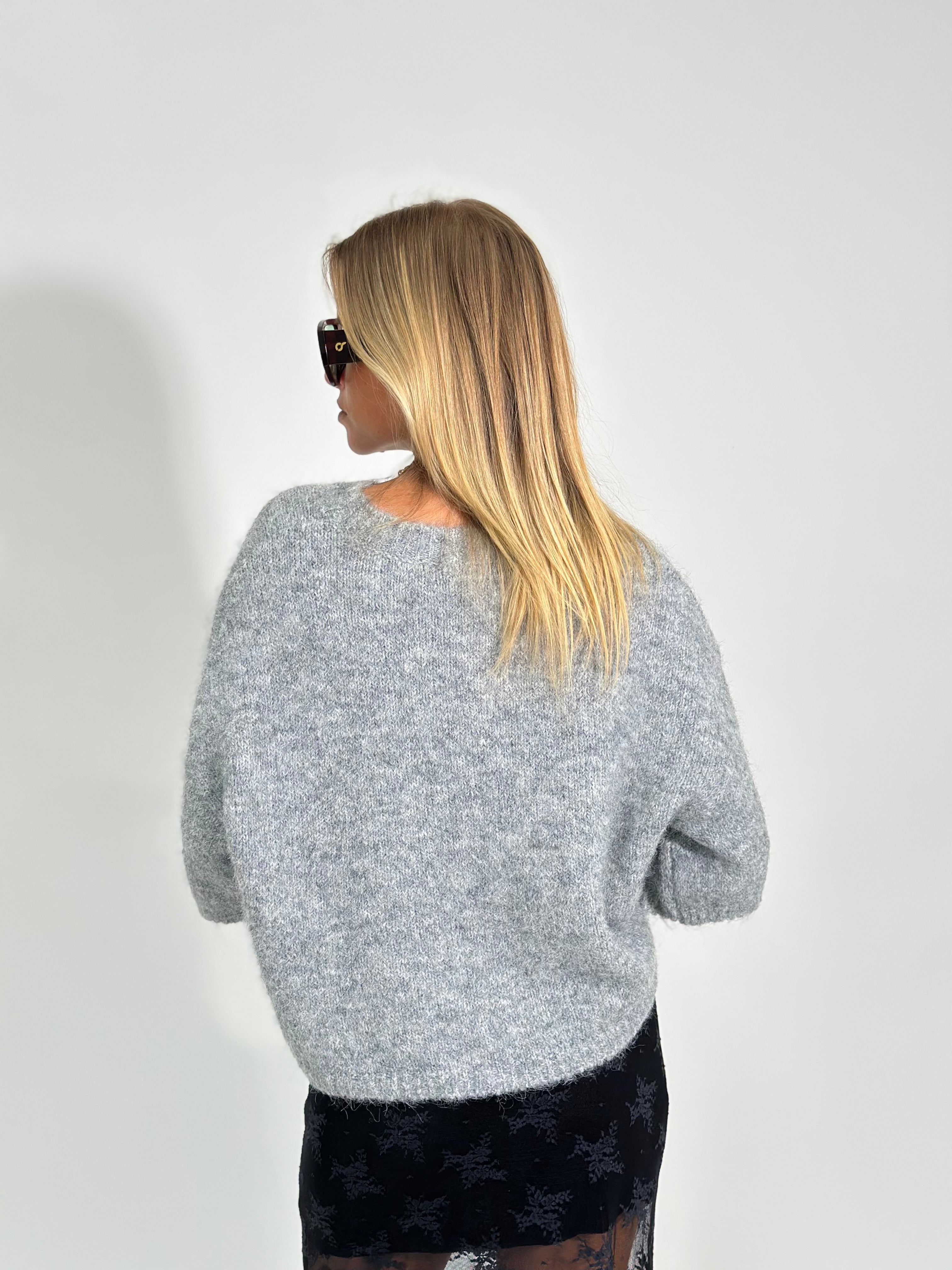 Maglia mohair 28168 GRIGIO