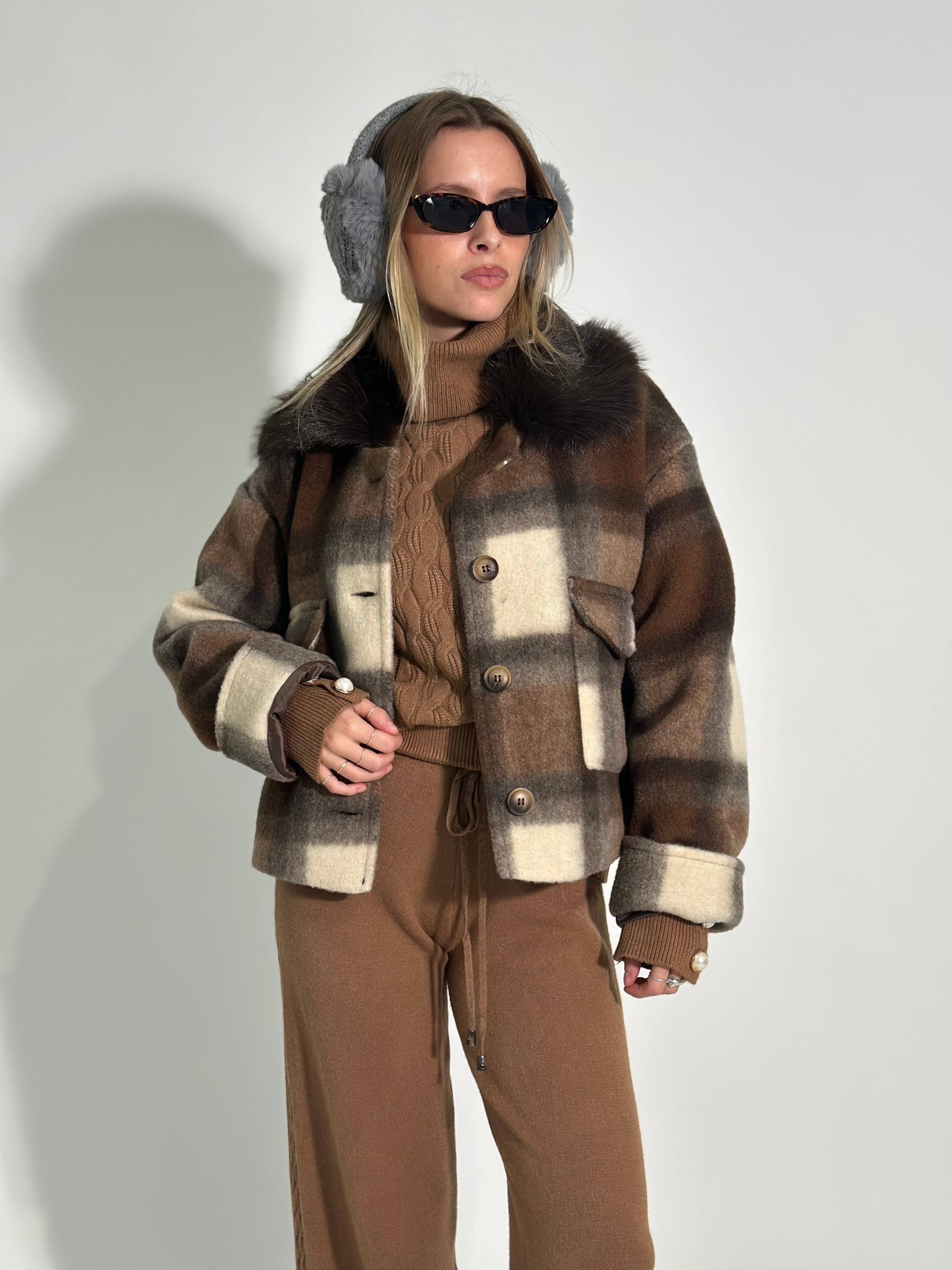 Cappottino crop G2125 MORO