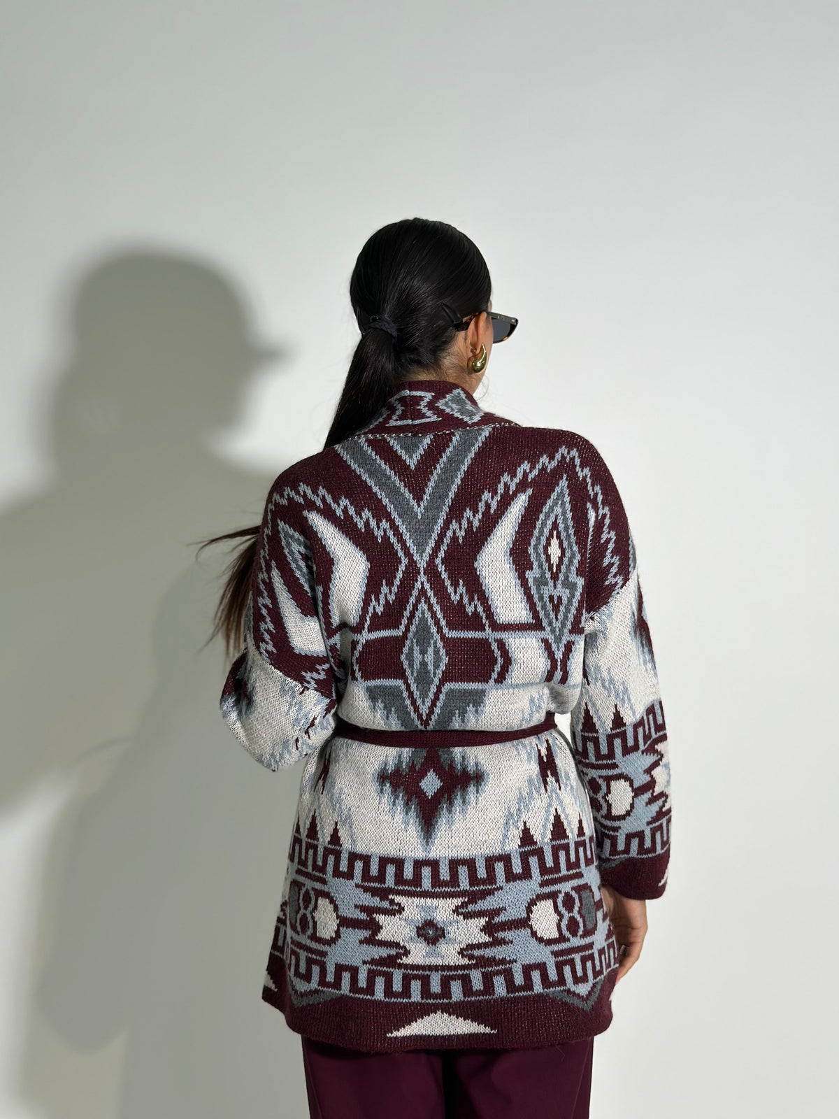 Cardigan Chloe 10391 BORDO'