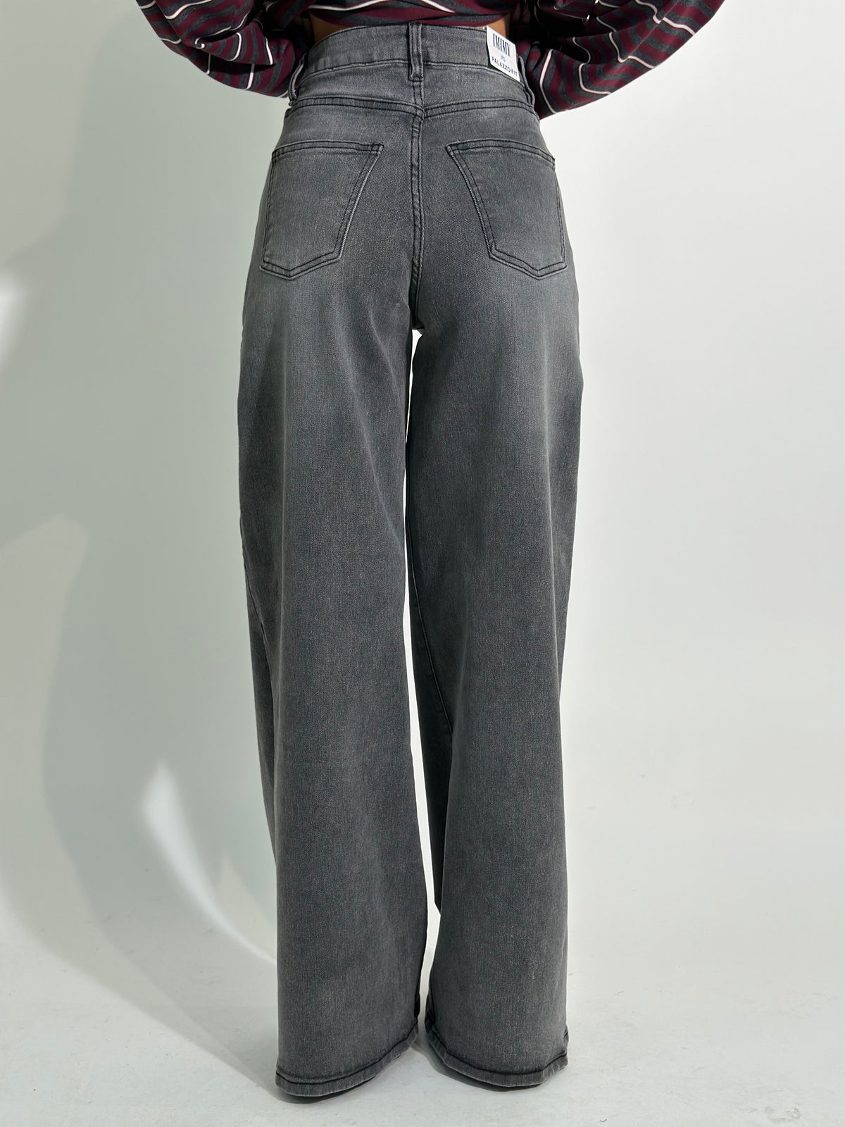 Jeans palazzo FB109 GREY
