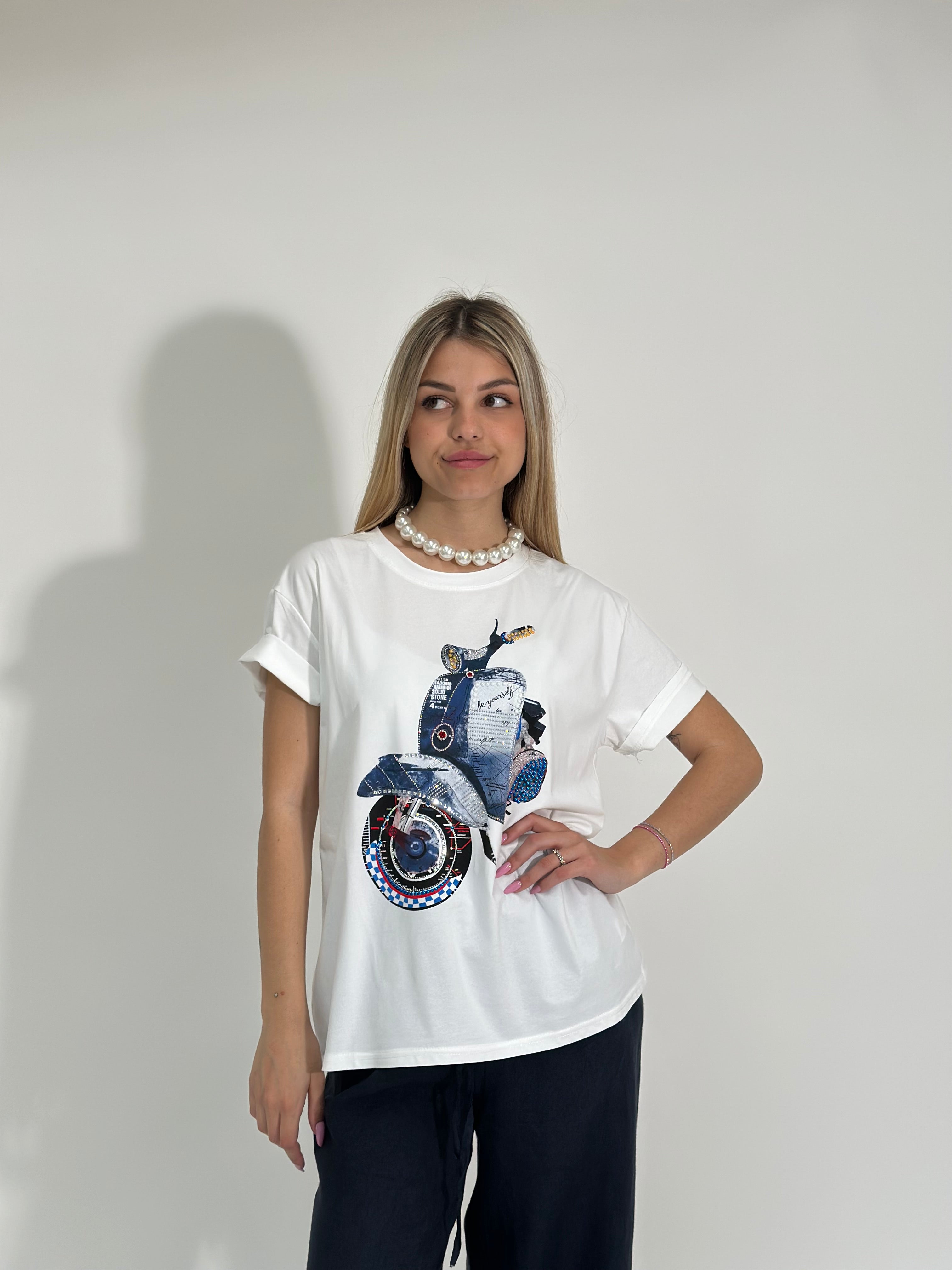 T-shirt Vespa J2020 BLU