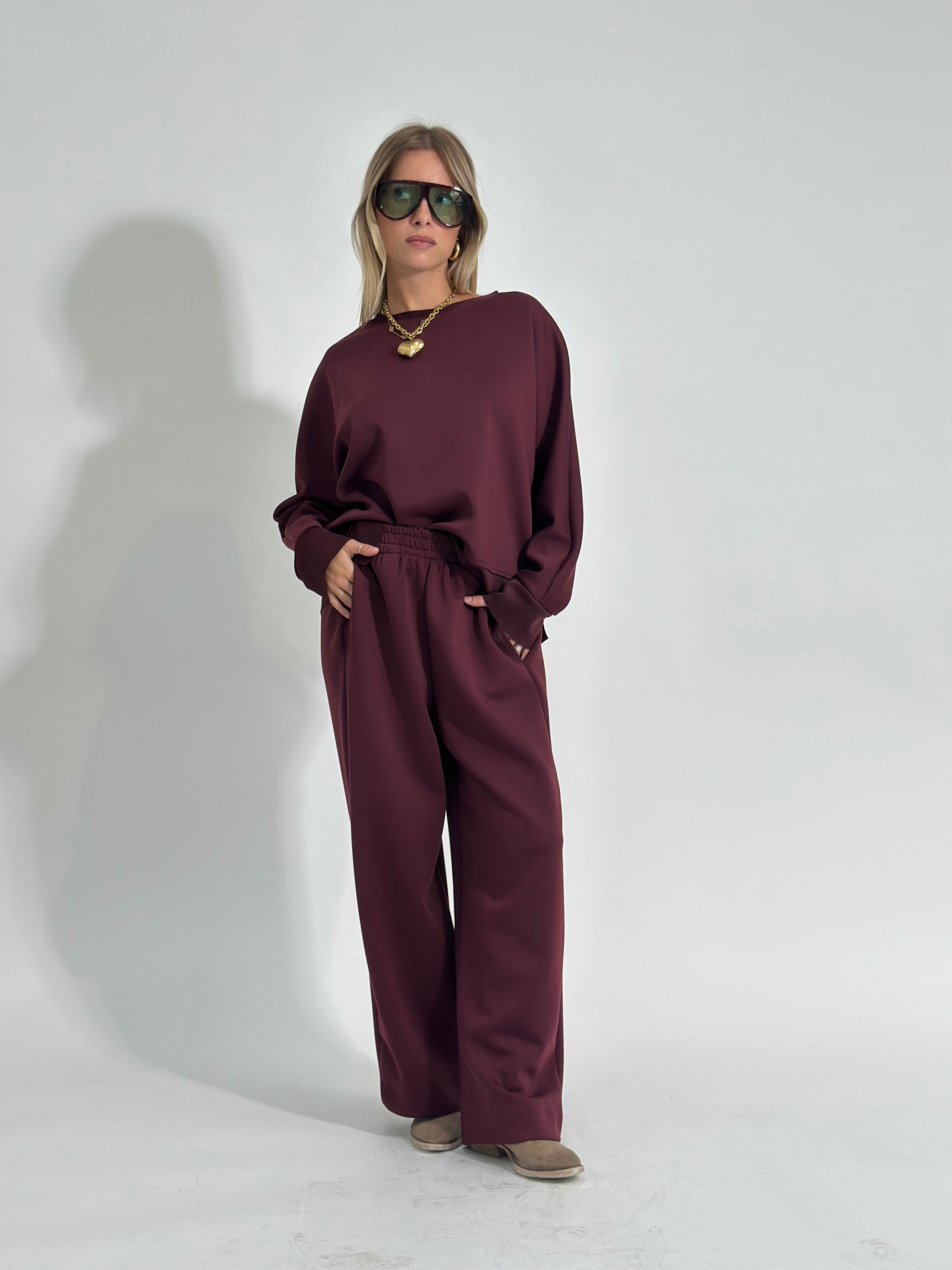 Pantalone 7279 BURGUNDY