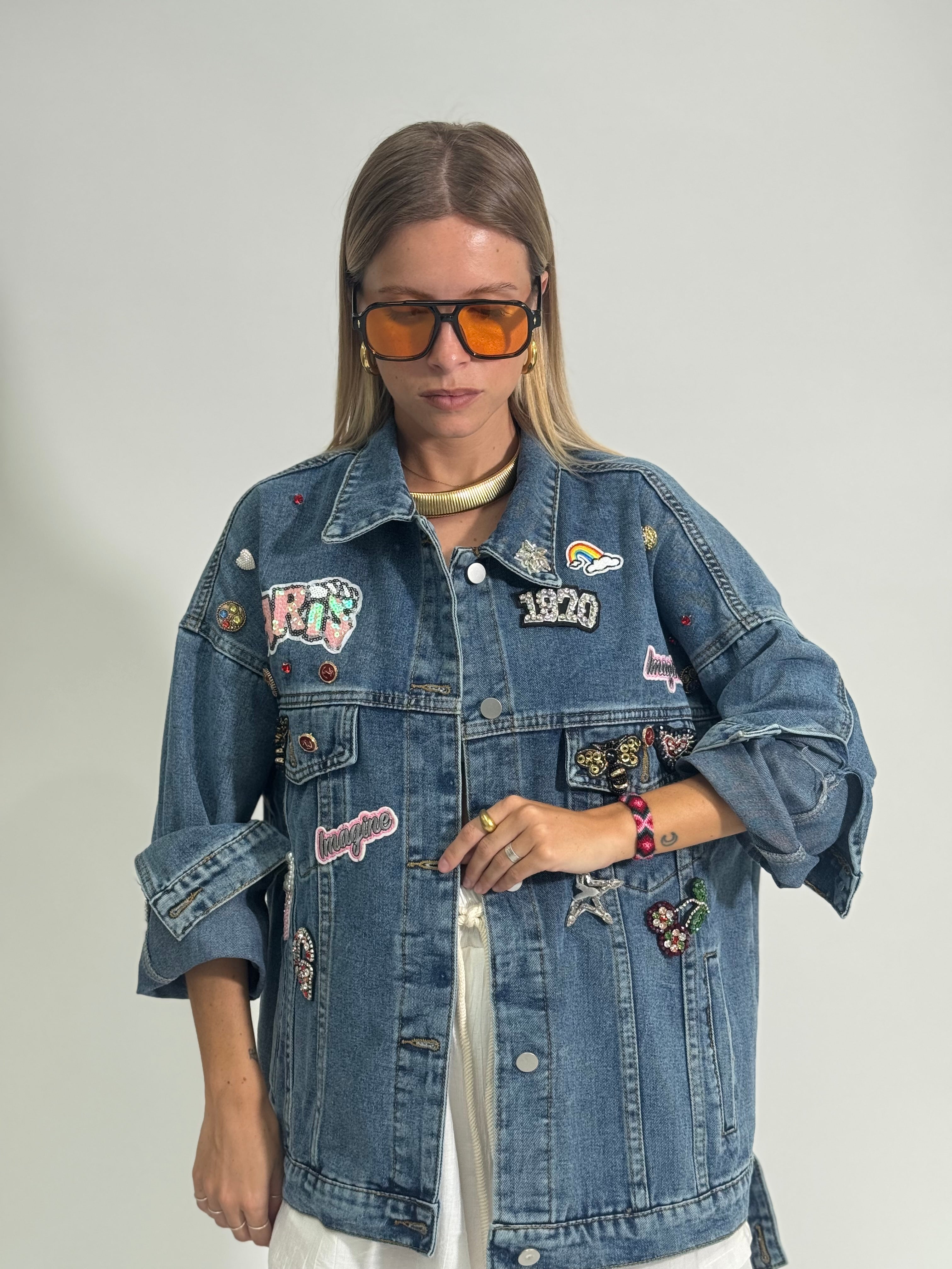 Giacca in denim over SL033