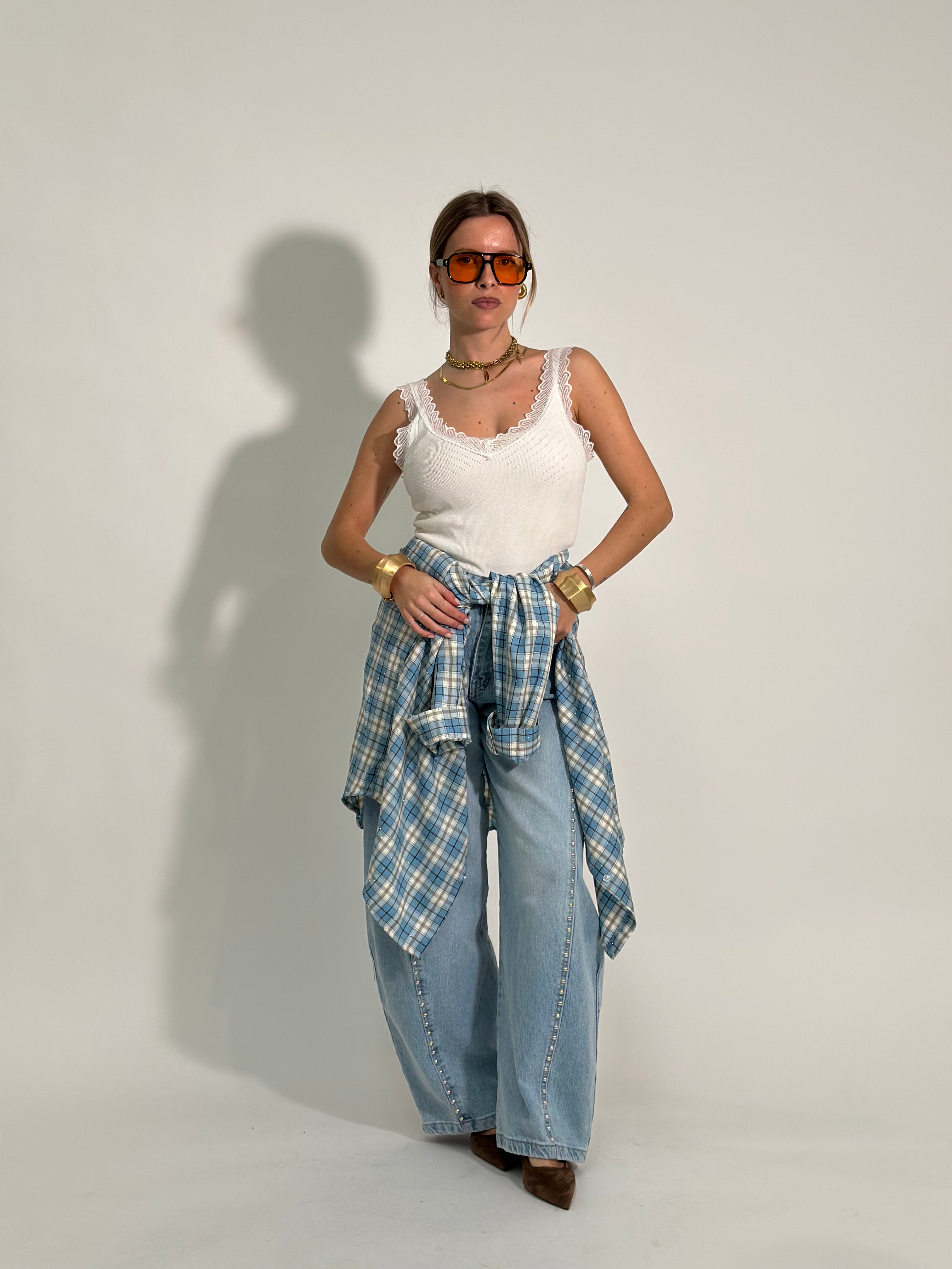 Camicia madras brillantino 2513