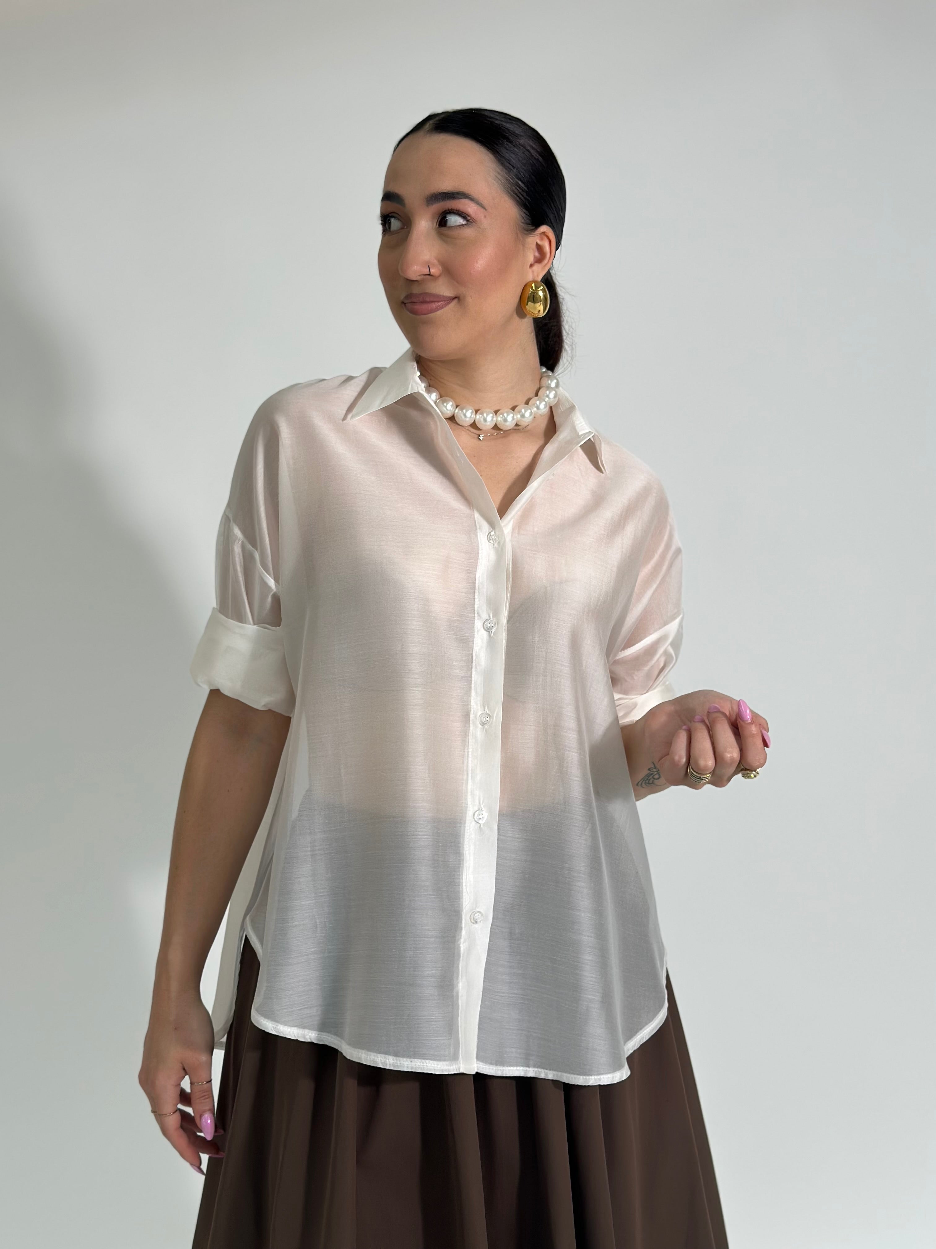 Camicia leggera 5329 PANNA