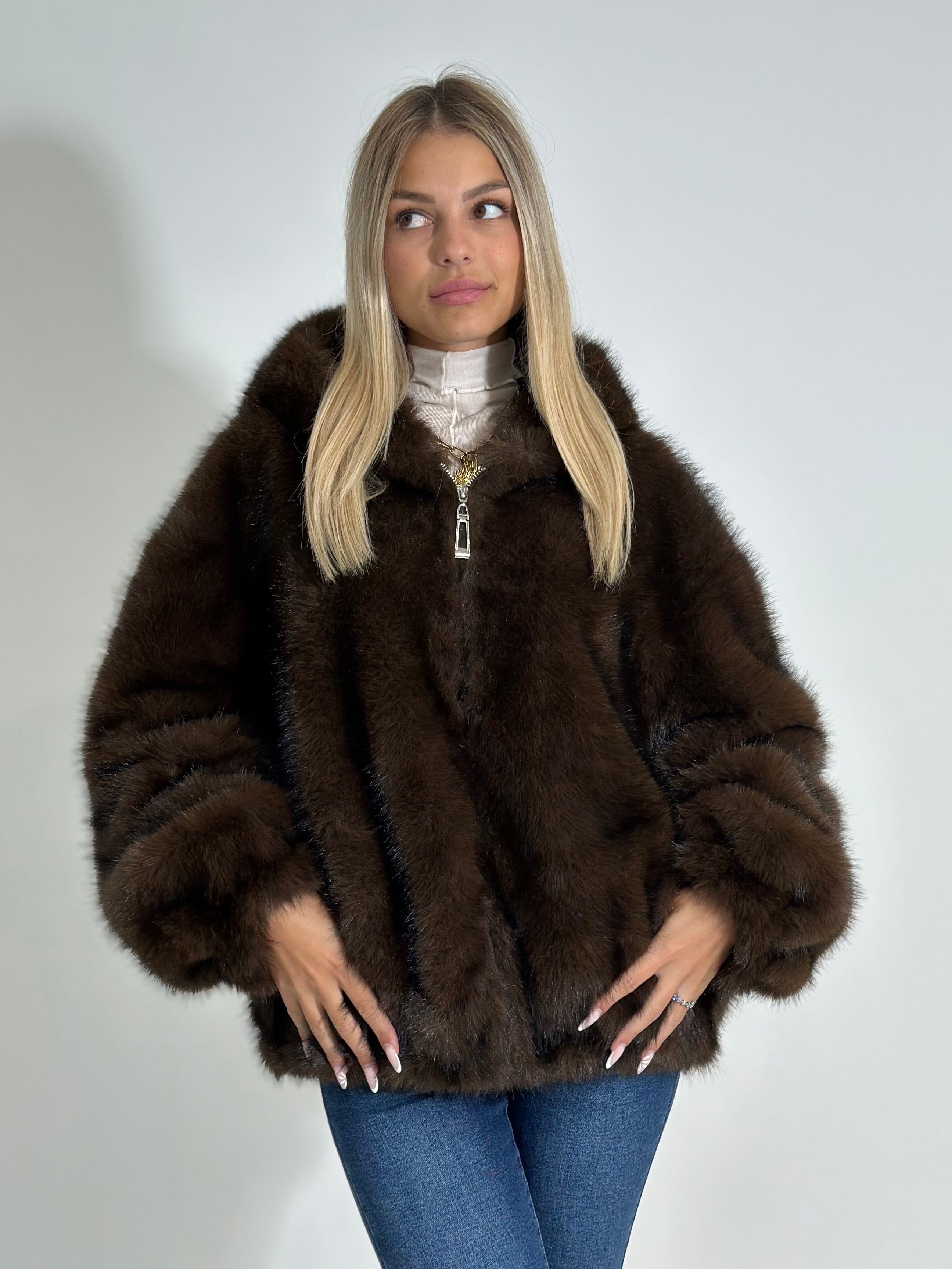 Pelliccia bomber 00322