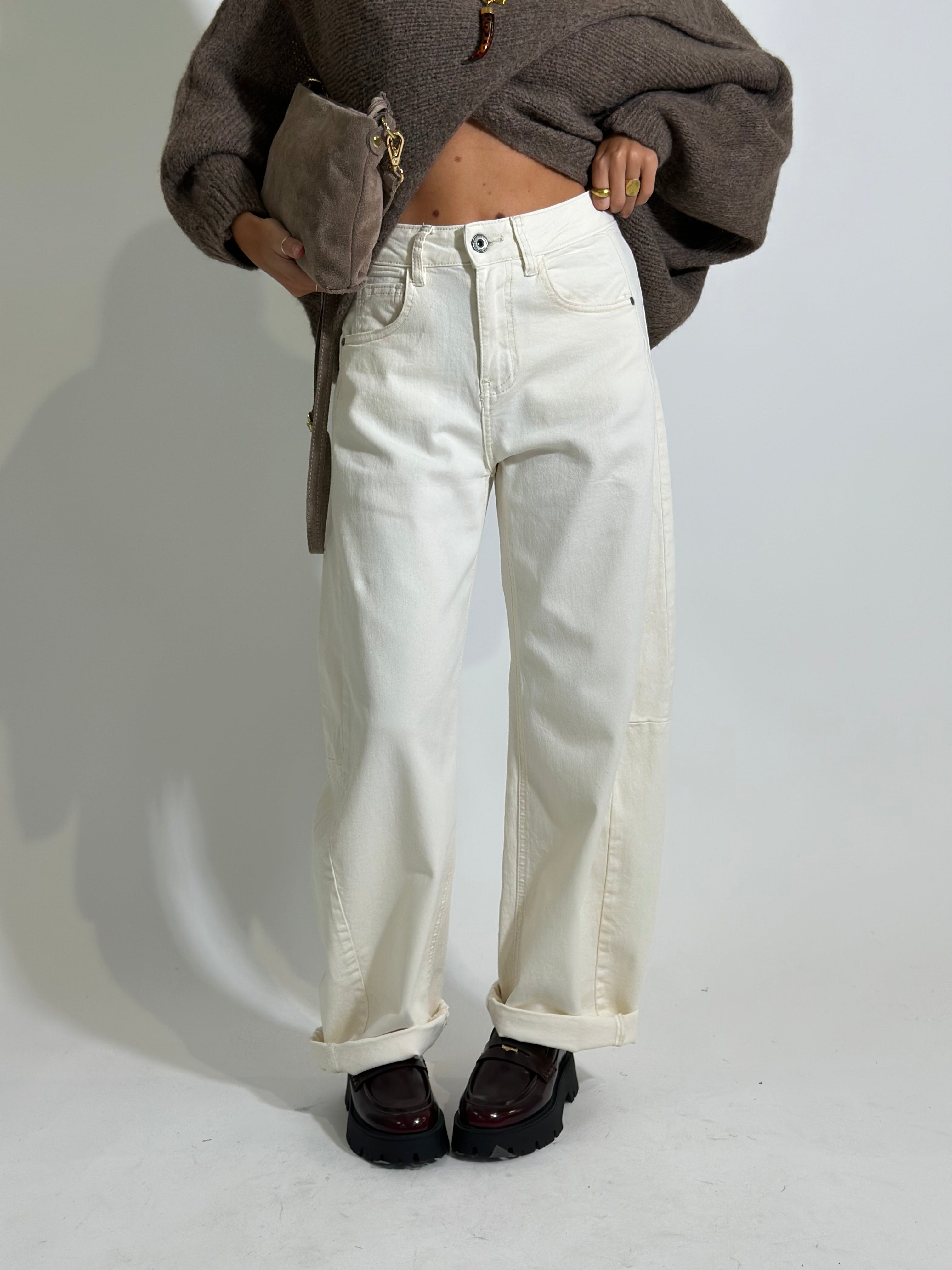 Pantalone baloon 9285 PANNA