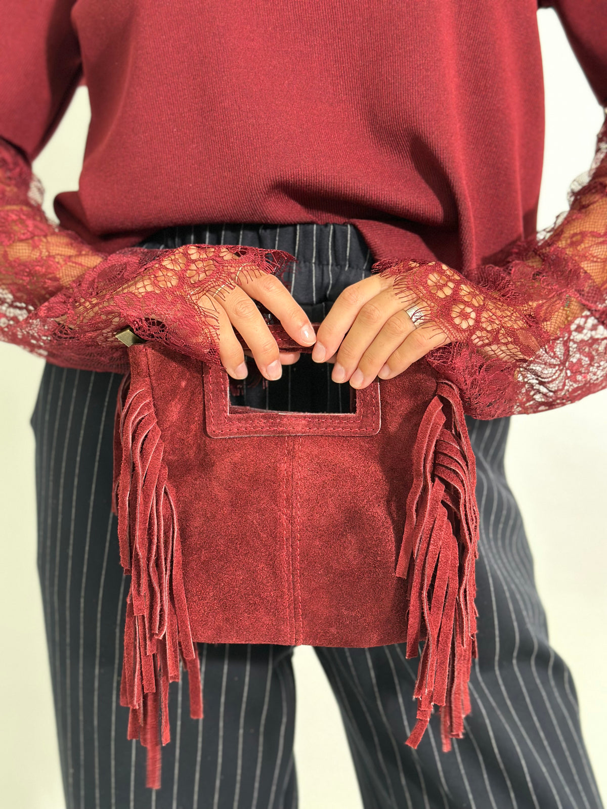 Mini bag vera pelle
