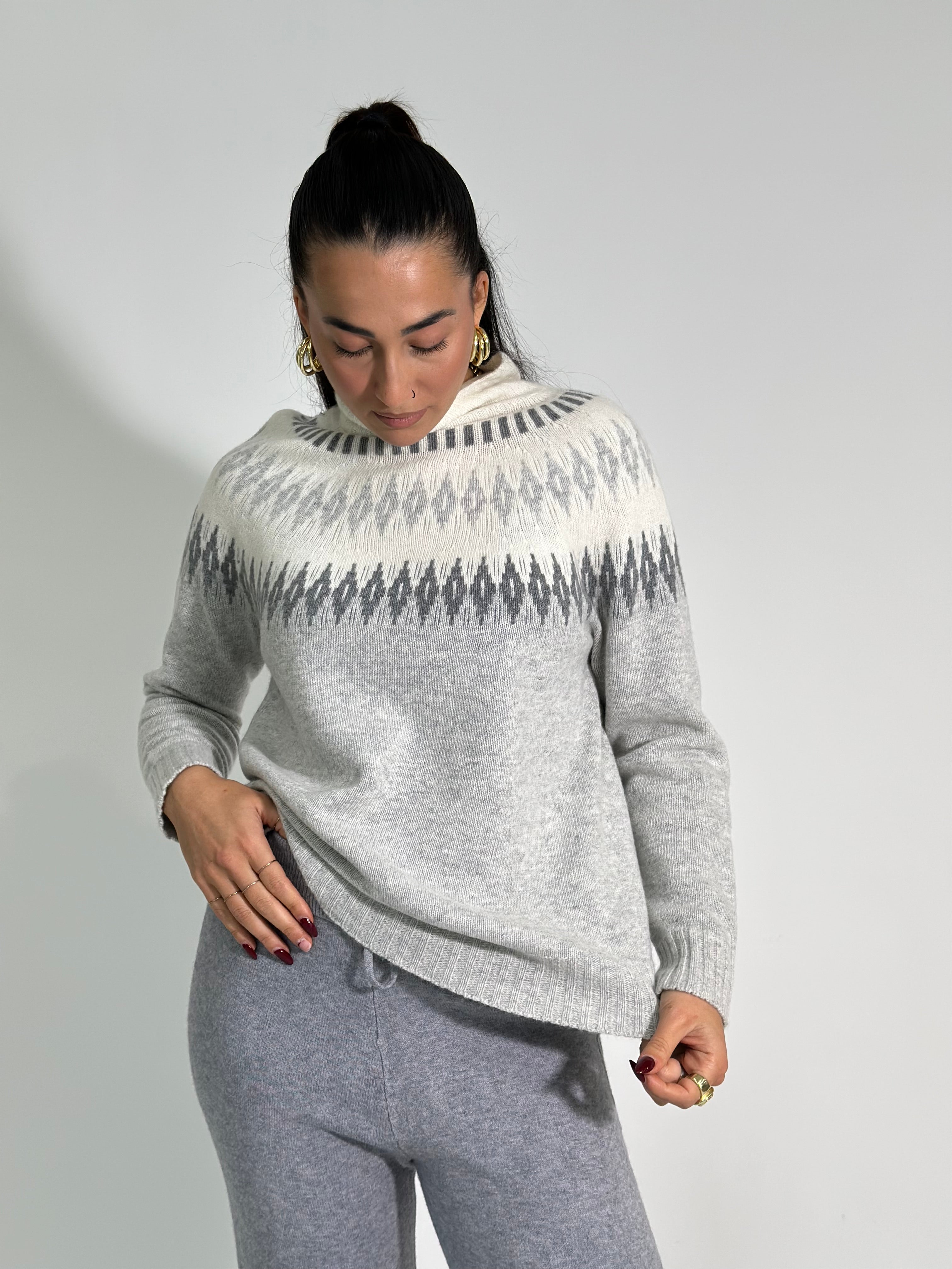 Maglia norvegese 8240 GRIGIO