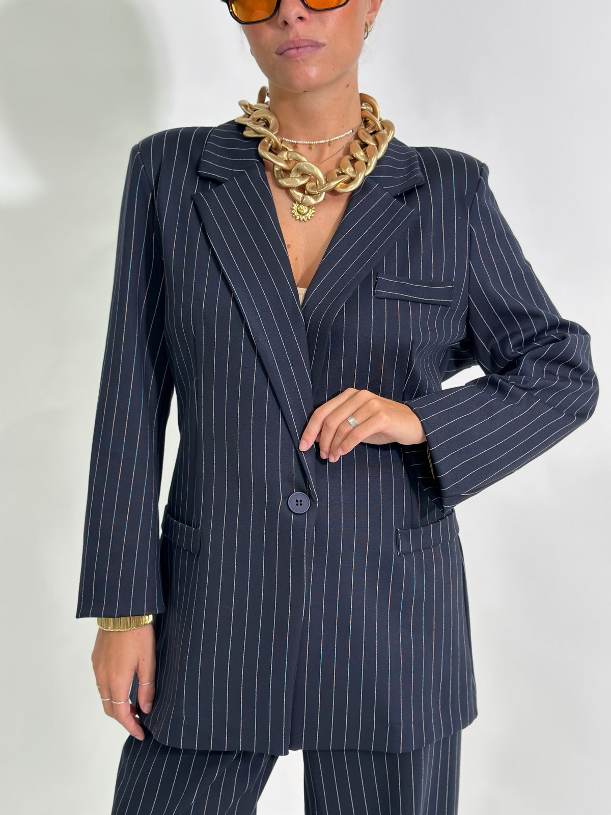 Tailleur gessato punto milano 29010
