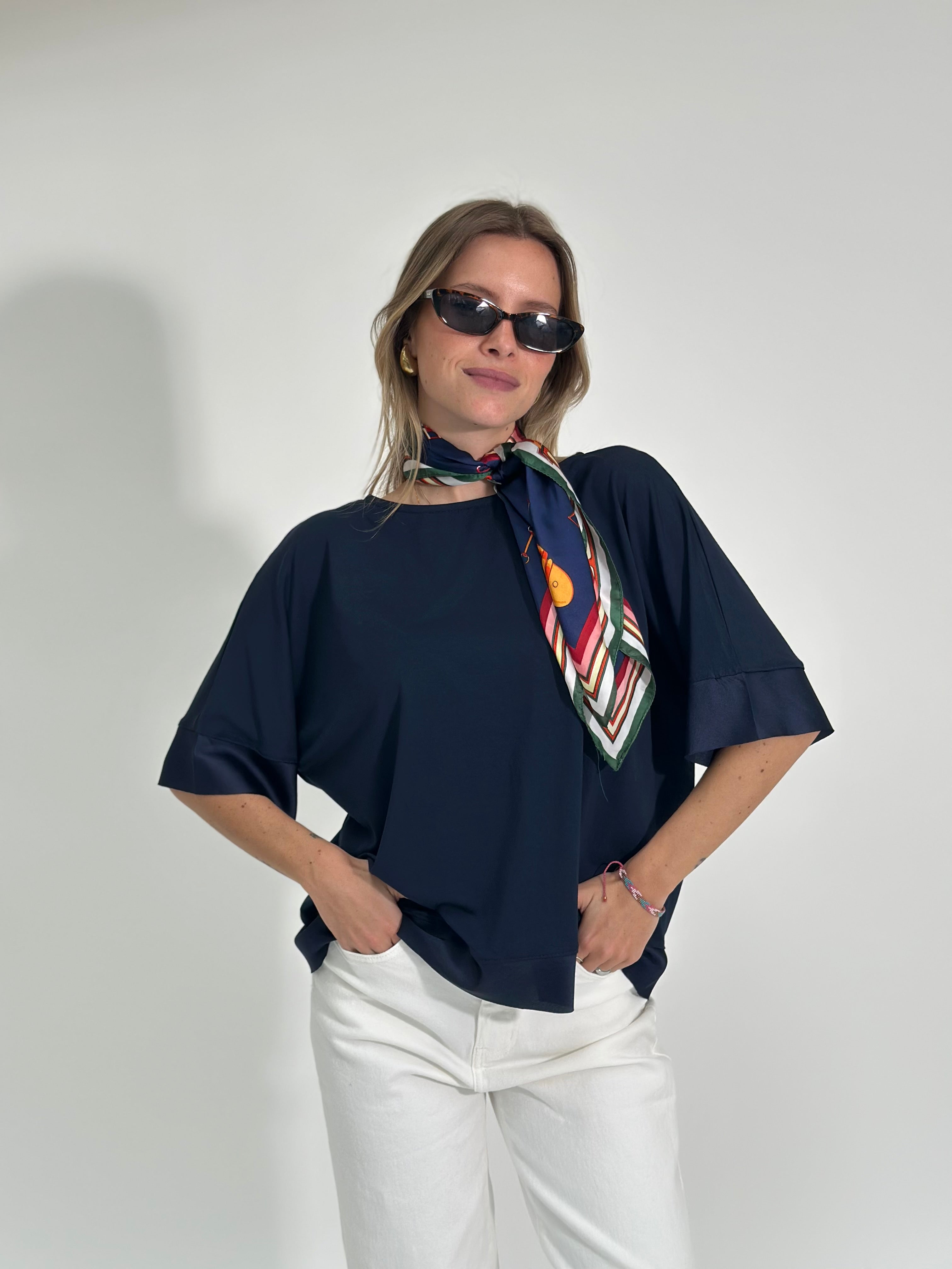 Maglia profilo raso 26564 BLU