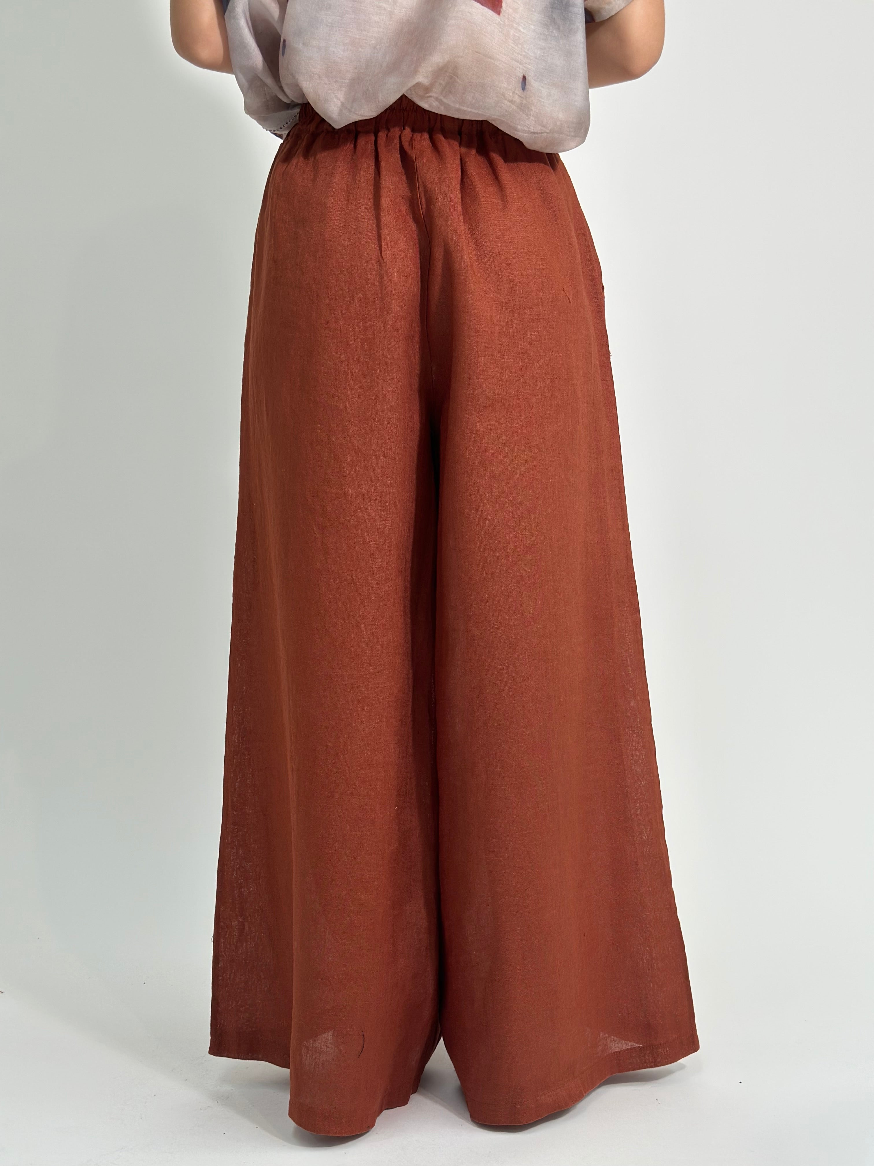 Pantalone lino 100% 7128