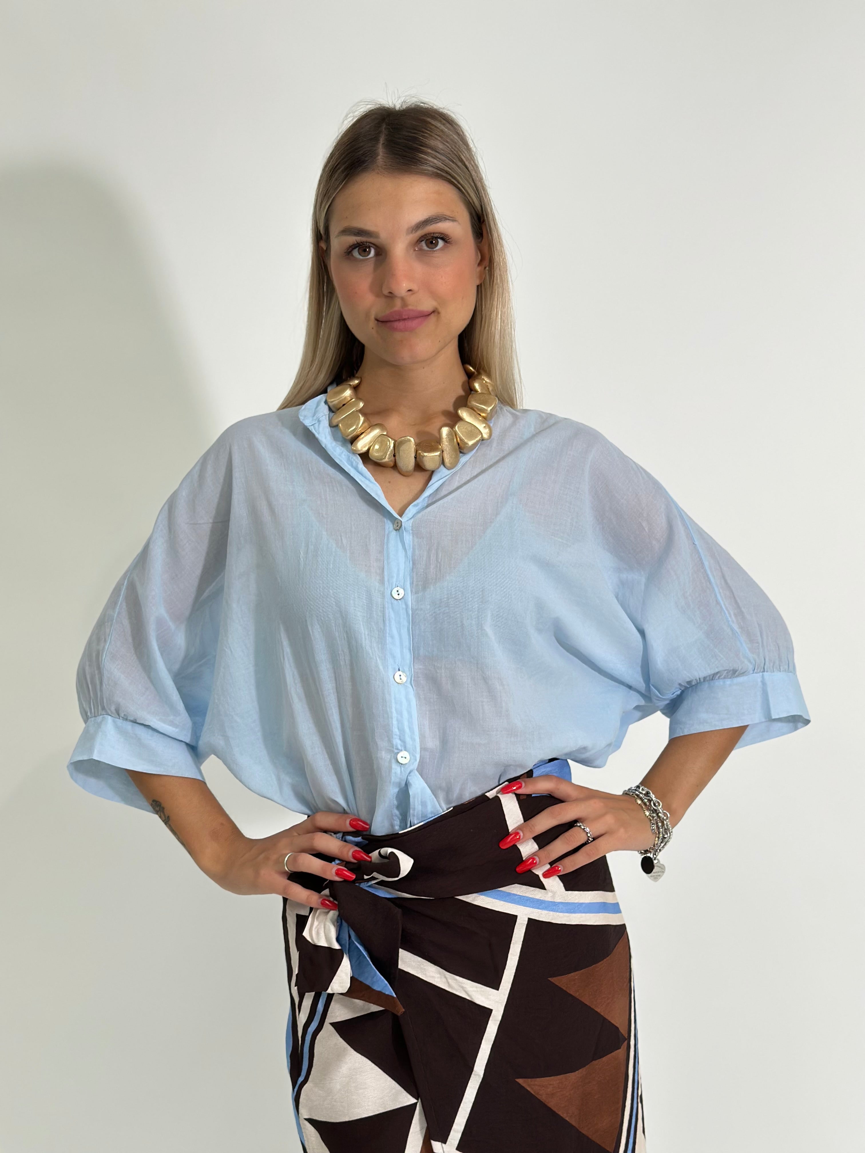Camicia scatoletta 5568 AZZURRO