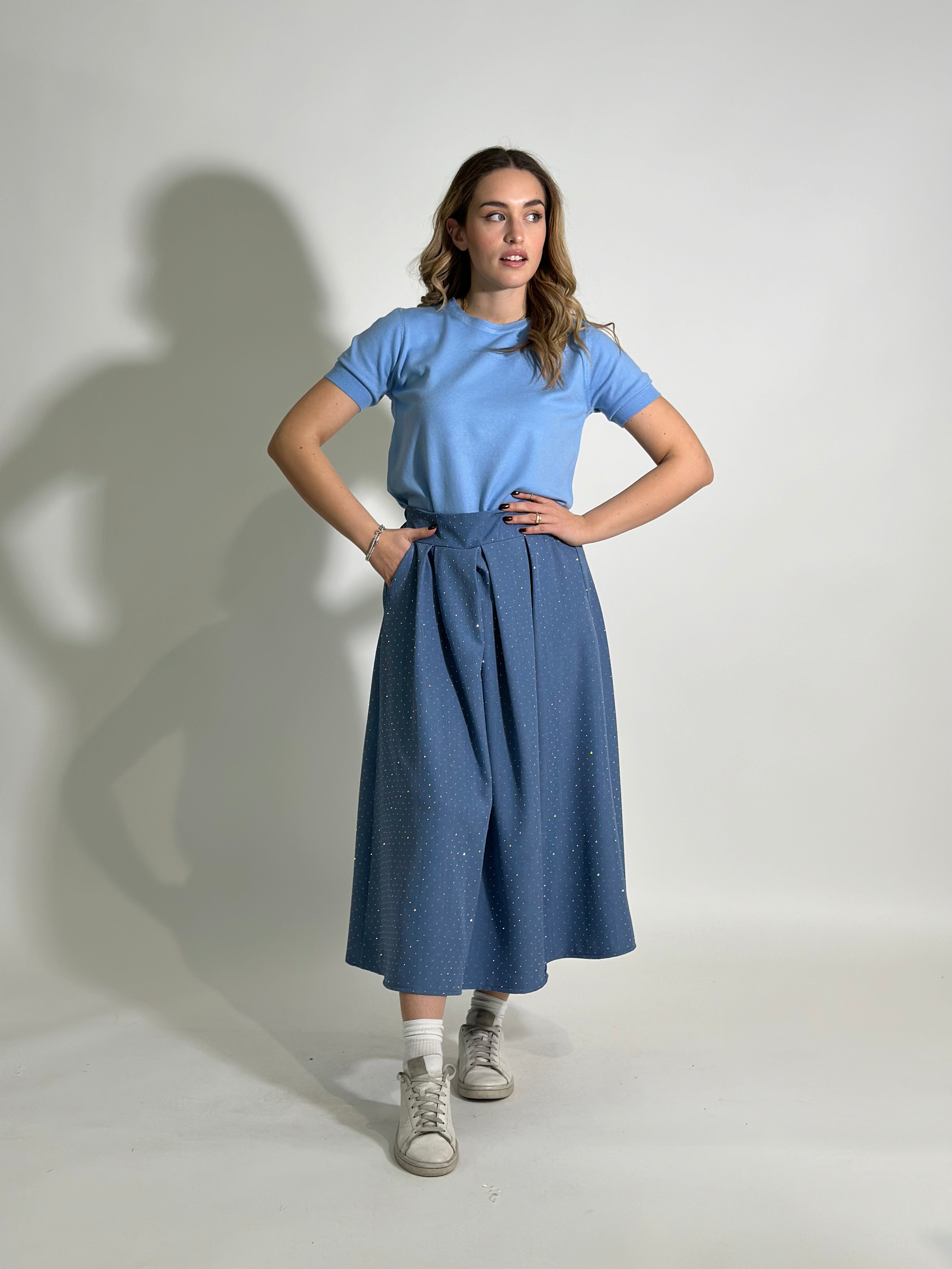 Gonna micro borchie 52123 JEANS
