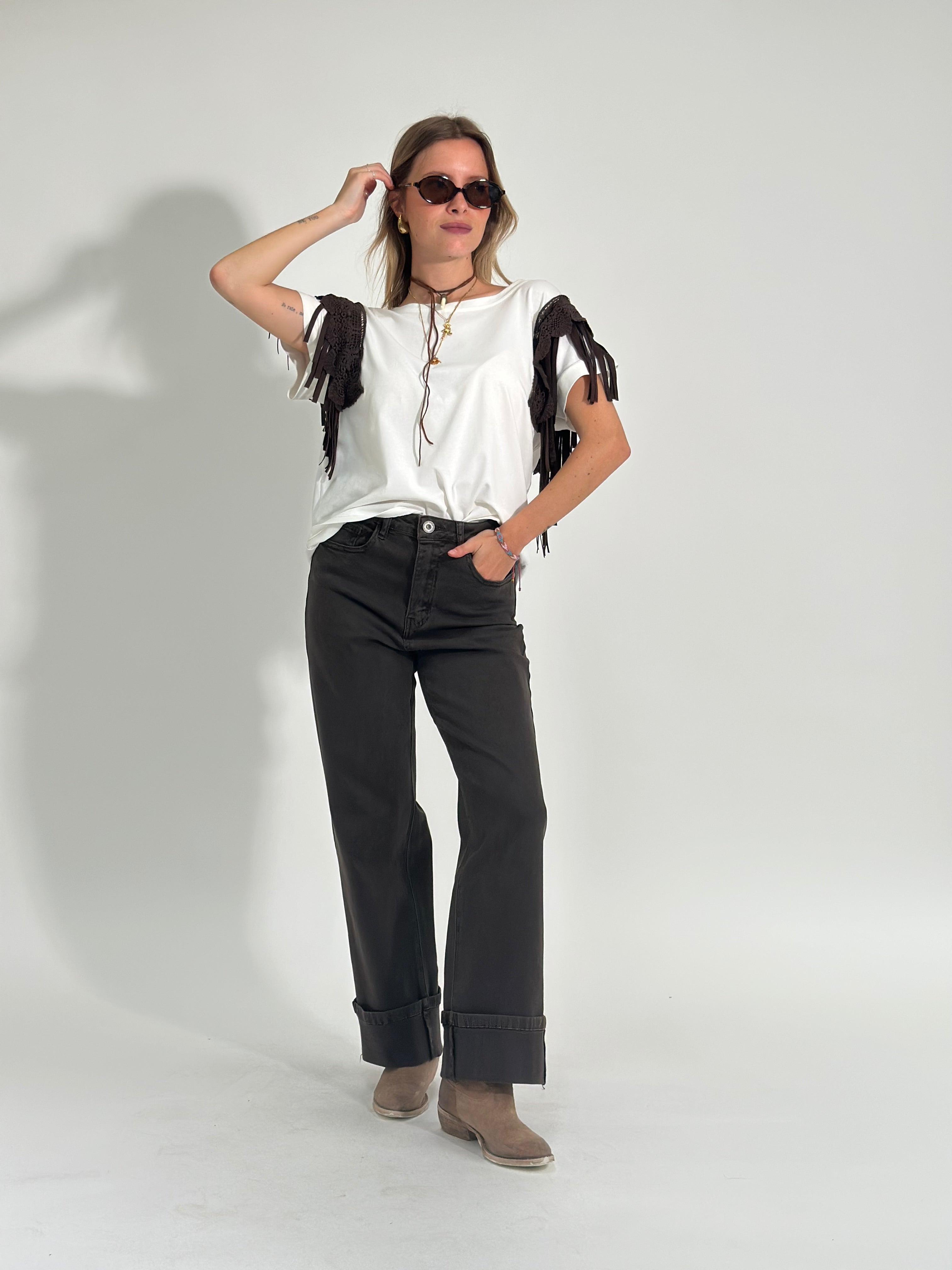Pantalone risvolto 1383 CAFFE'