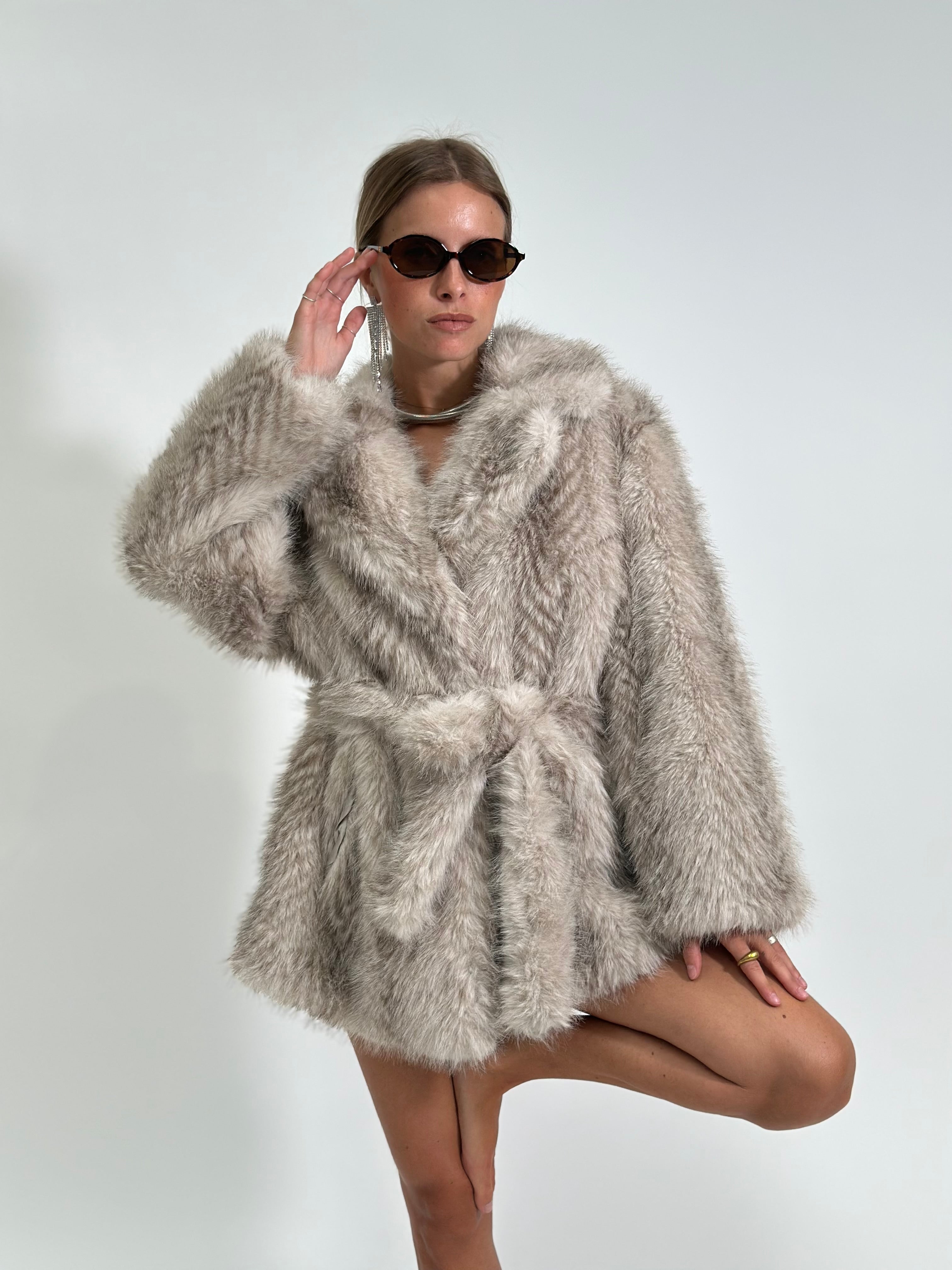 Pelliccia Y0231 BEIGE
