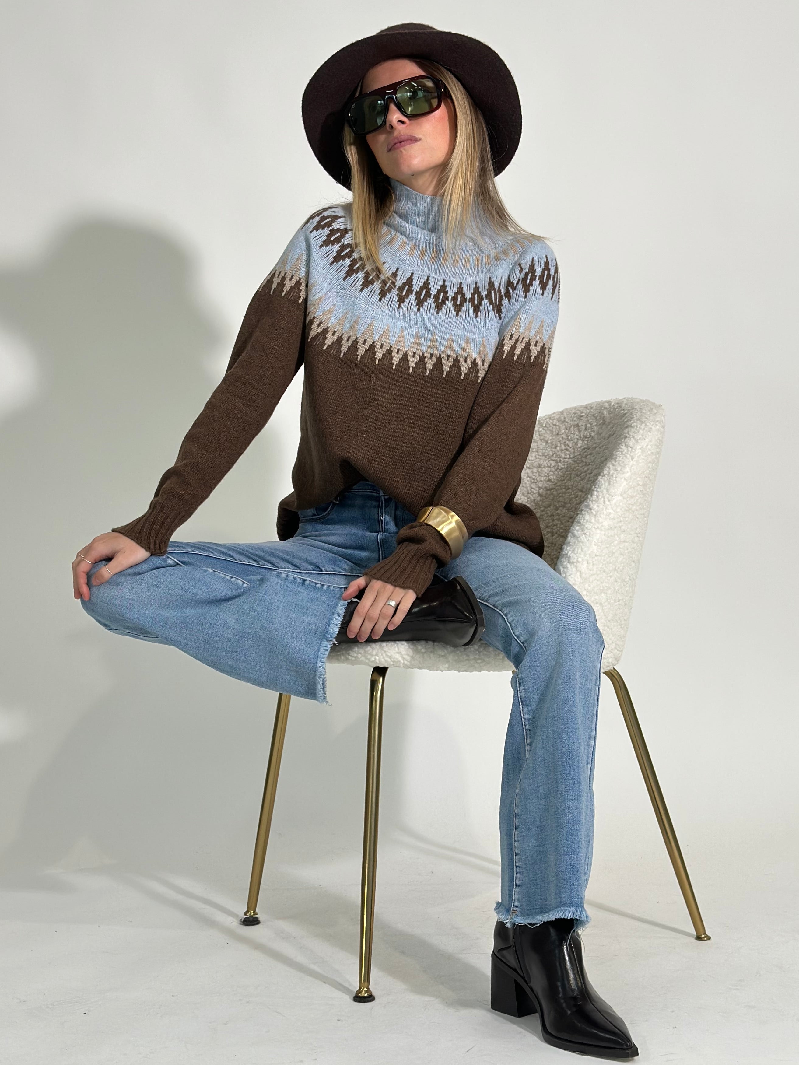 Maglia norvegese 8240 MORO CIELO