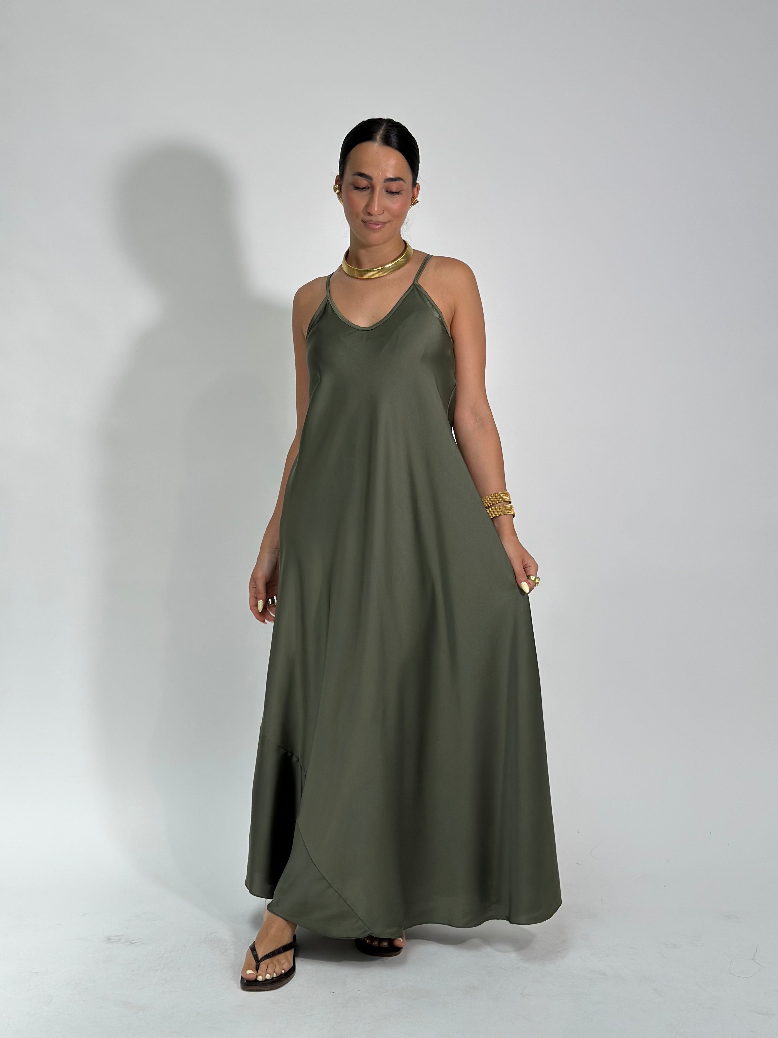 Abito sottoveste satin 2060