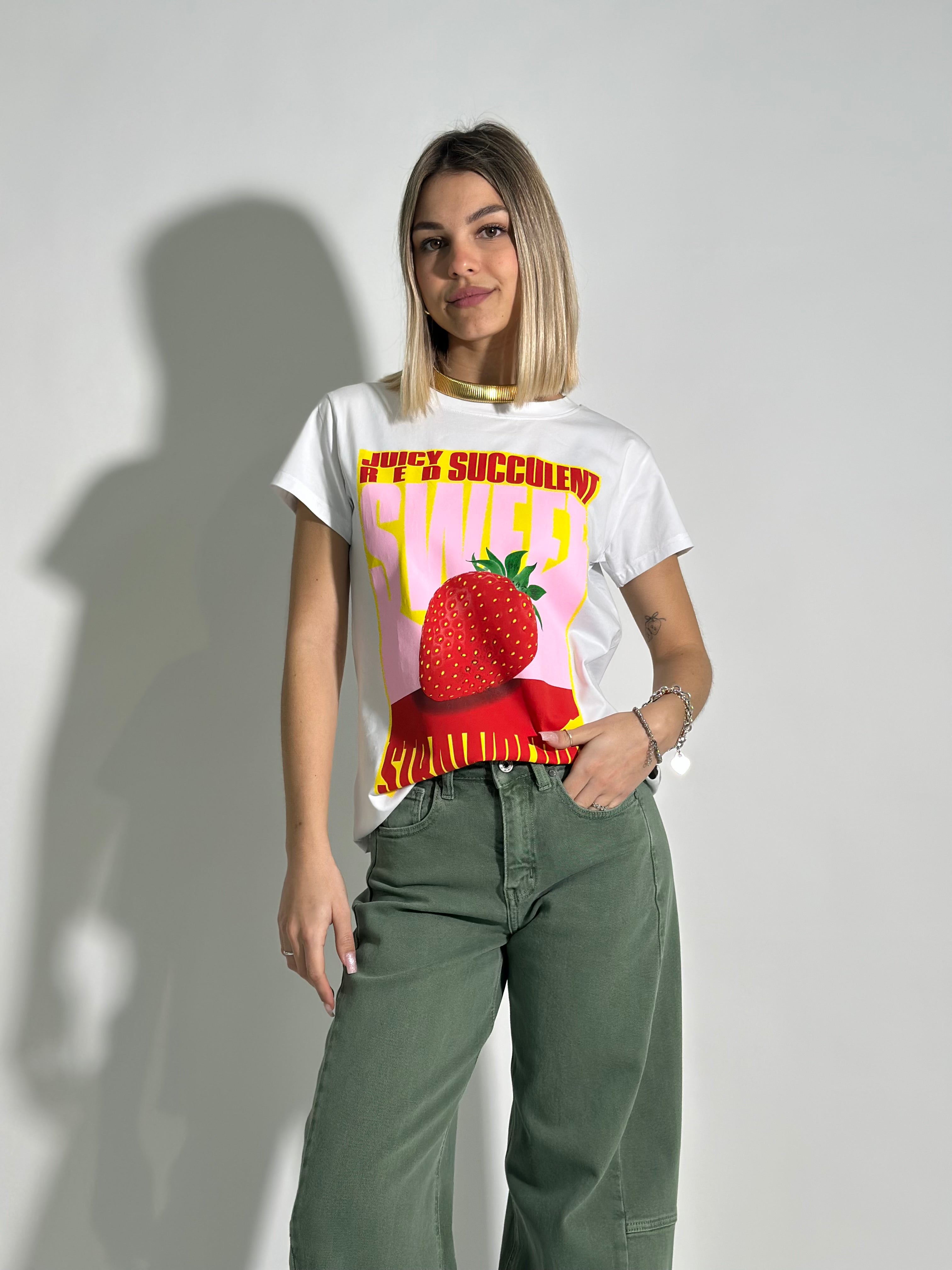 T-shirt "strawberry" 301-1 PROMO 3+1 OMAGGIO