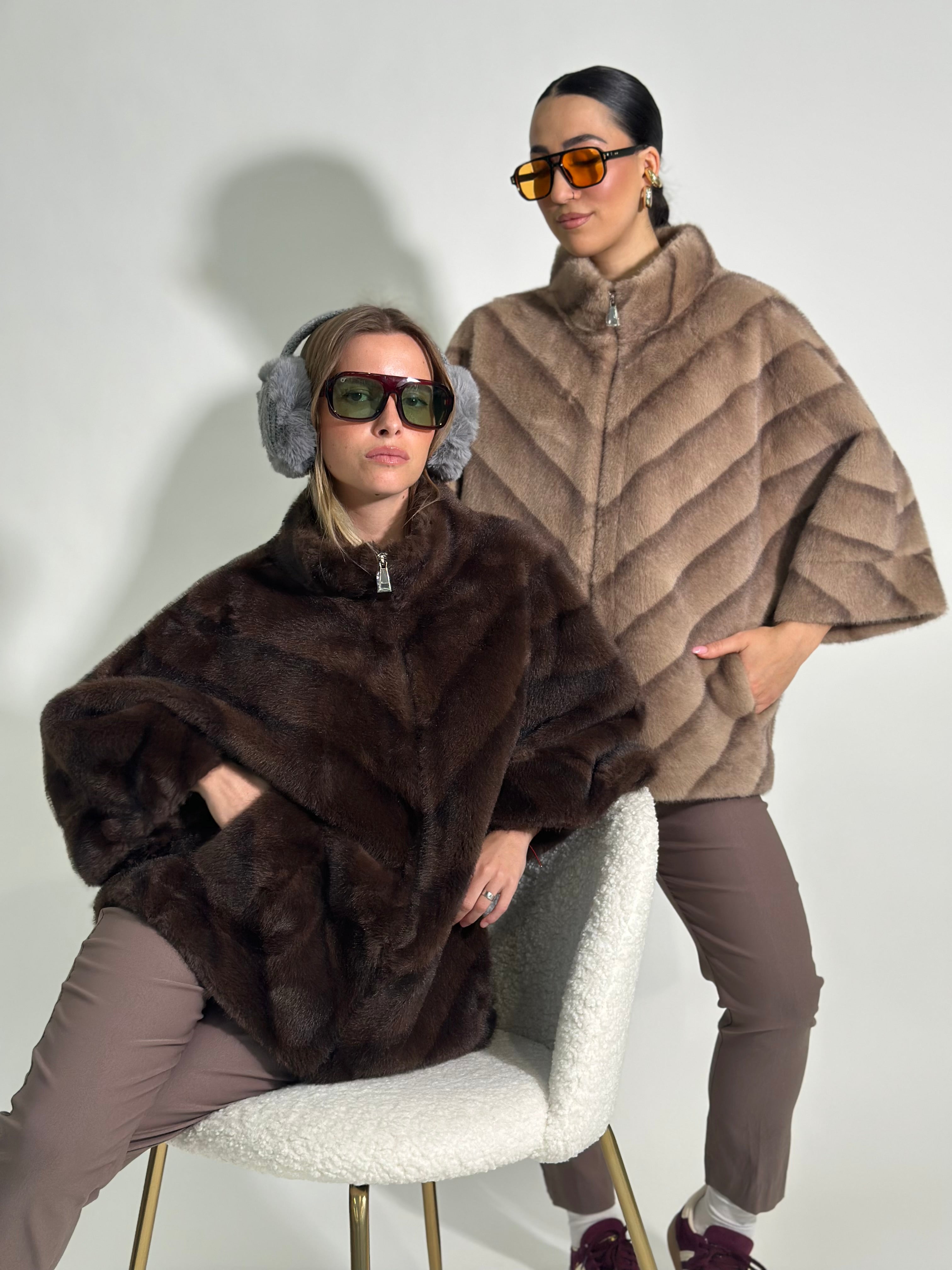 Pelliccia maniche 3/4 MF15