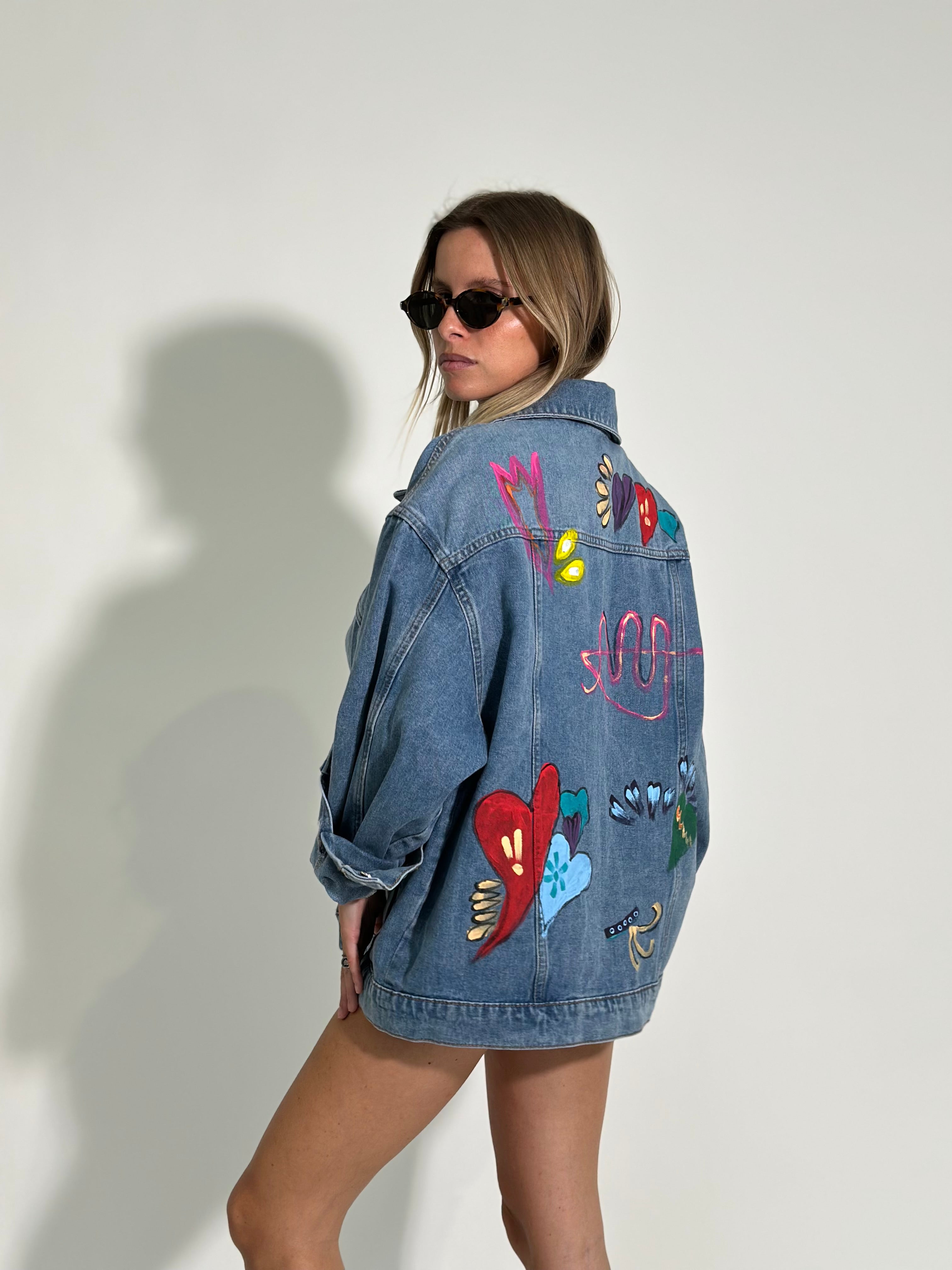 Giacca denim love 20118
