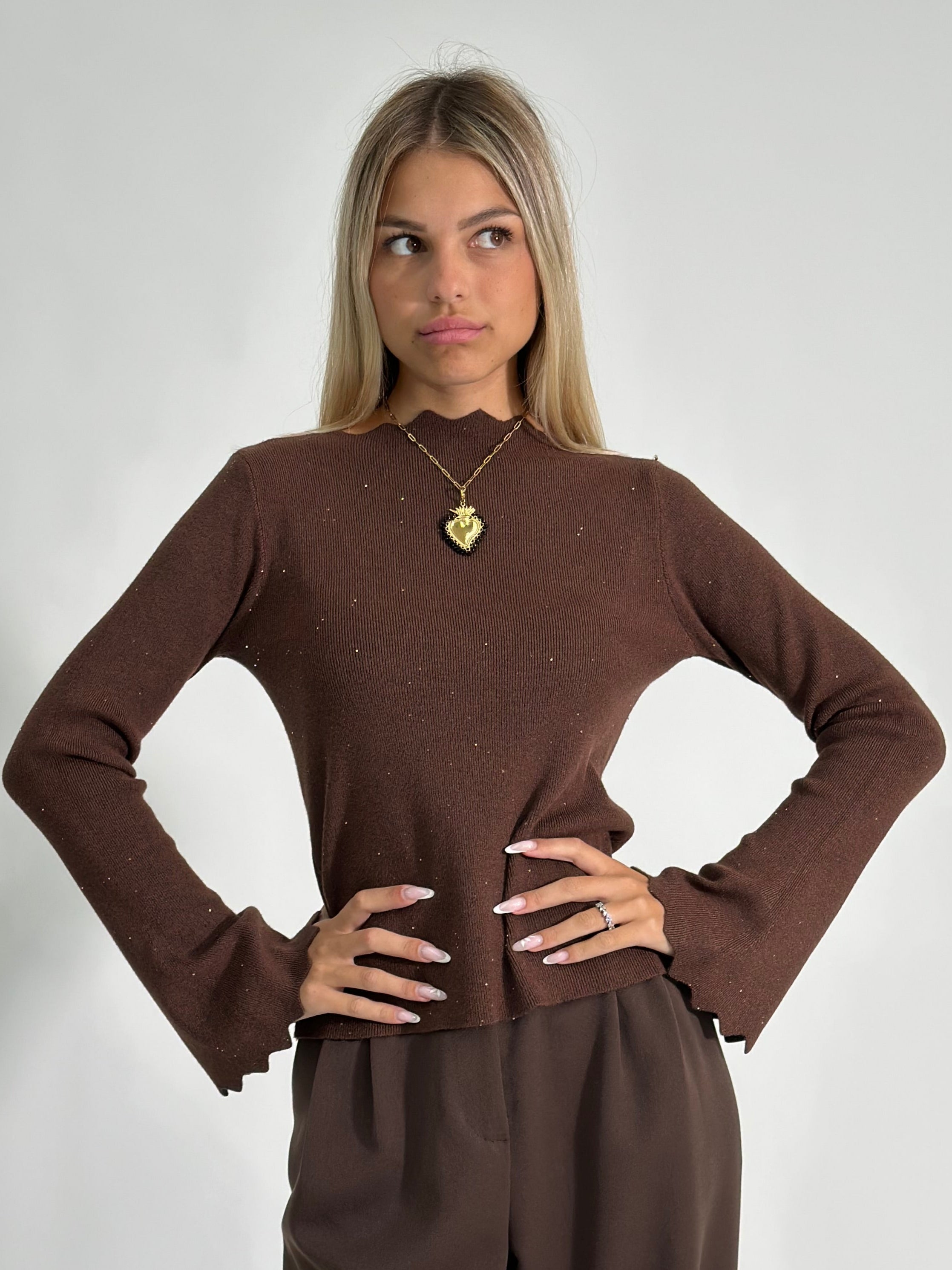 Maglia smerlo NZ5513 MORO