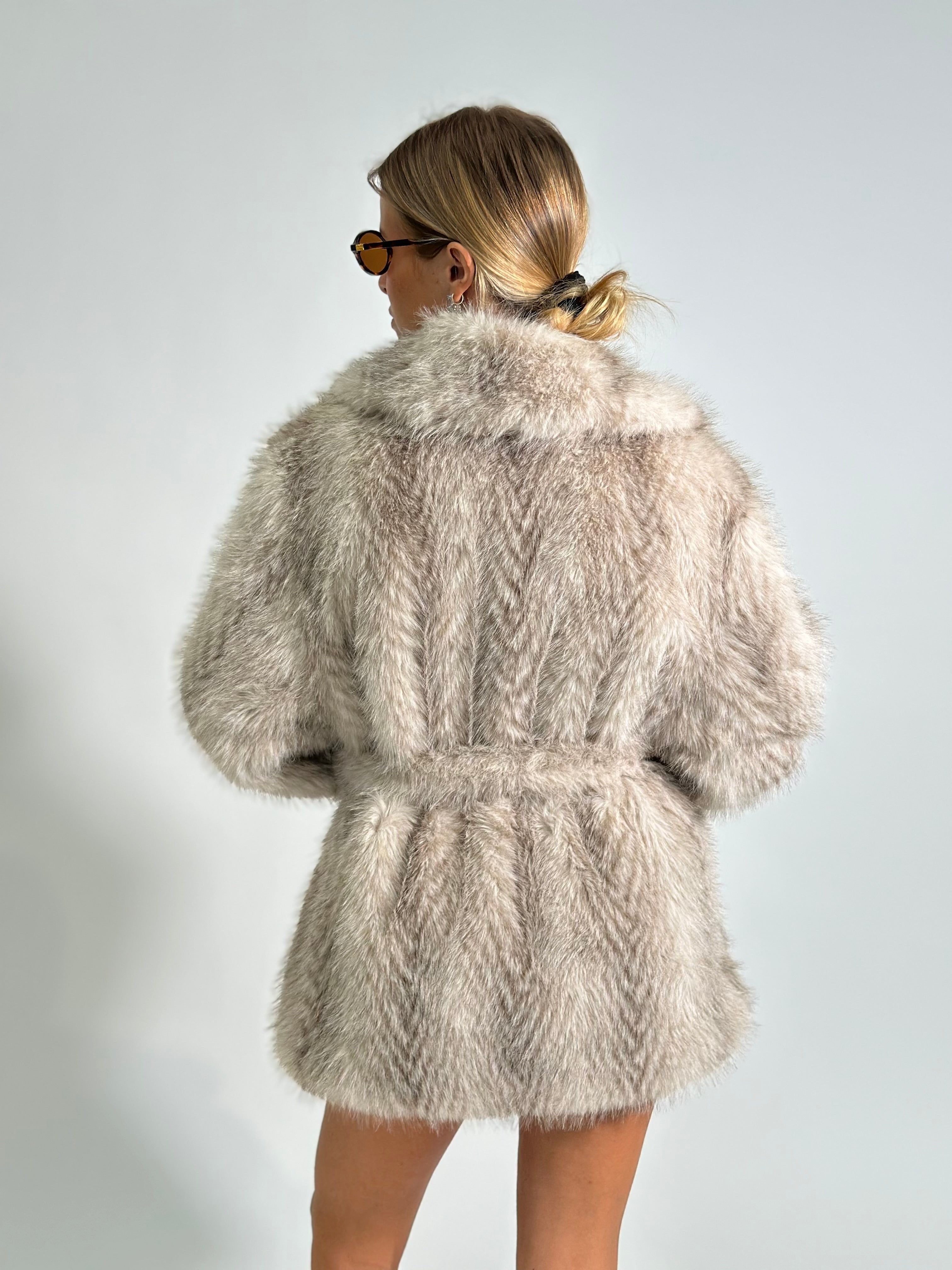 Pelliccia Y0231 BEIGE