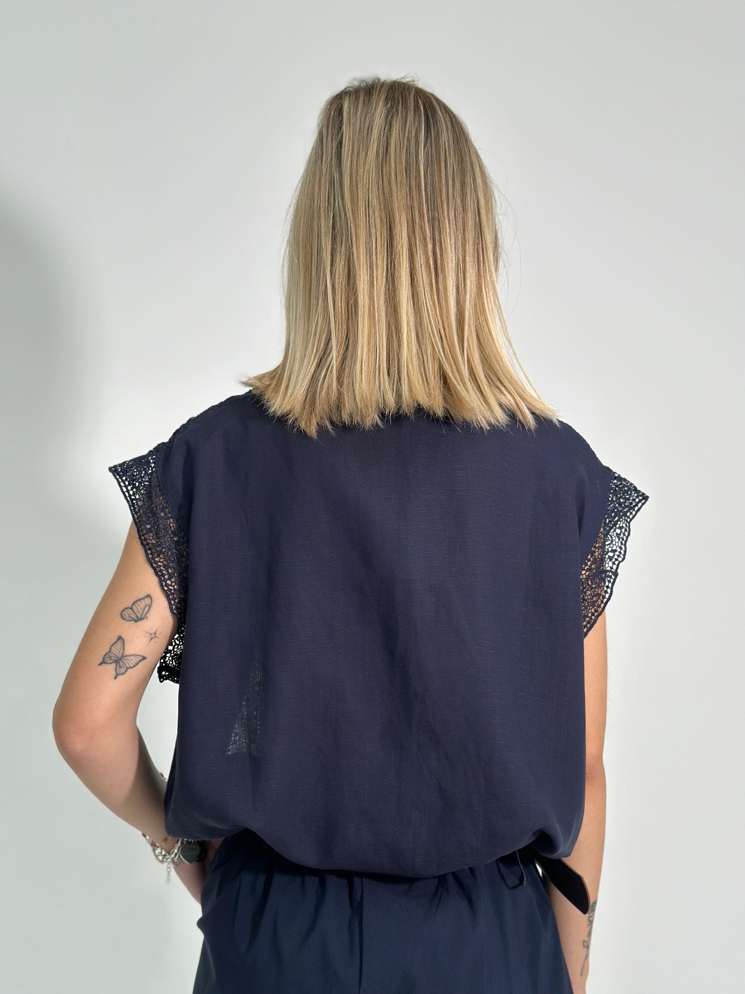 Camicia lino bombon K863