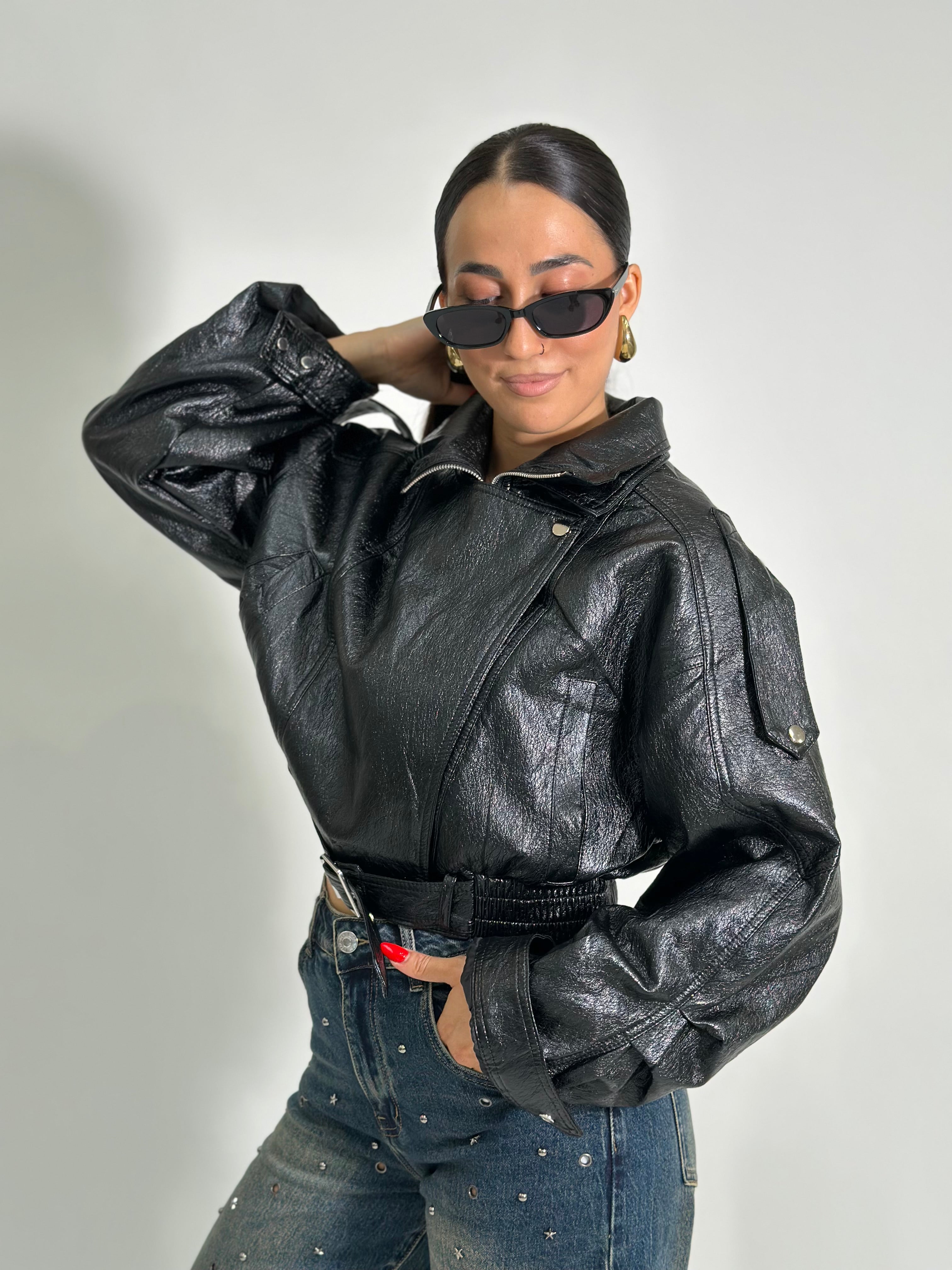 Bomber crop BZR 2846 NERO