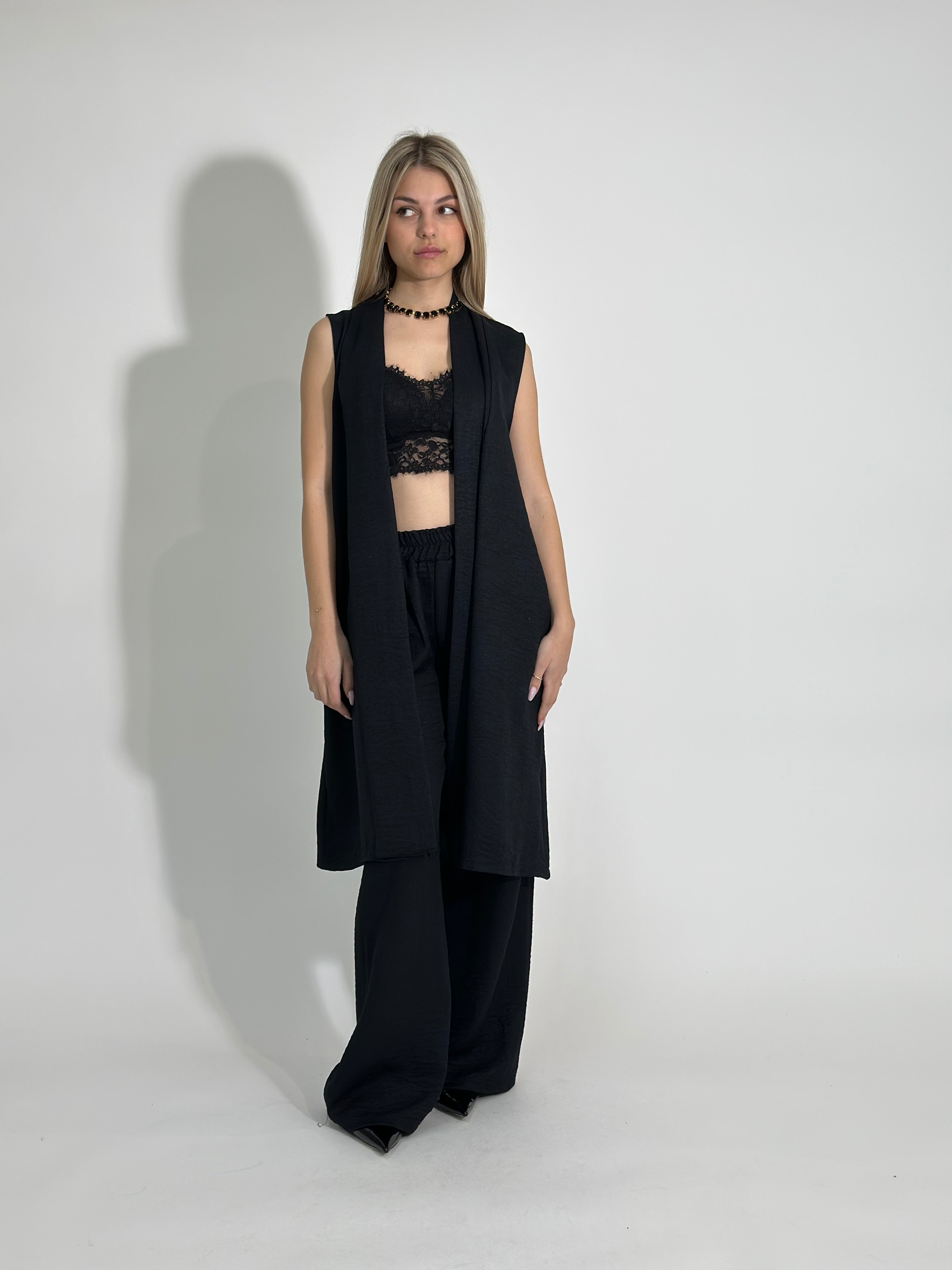 Completo smanicato 90487 NERO