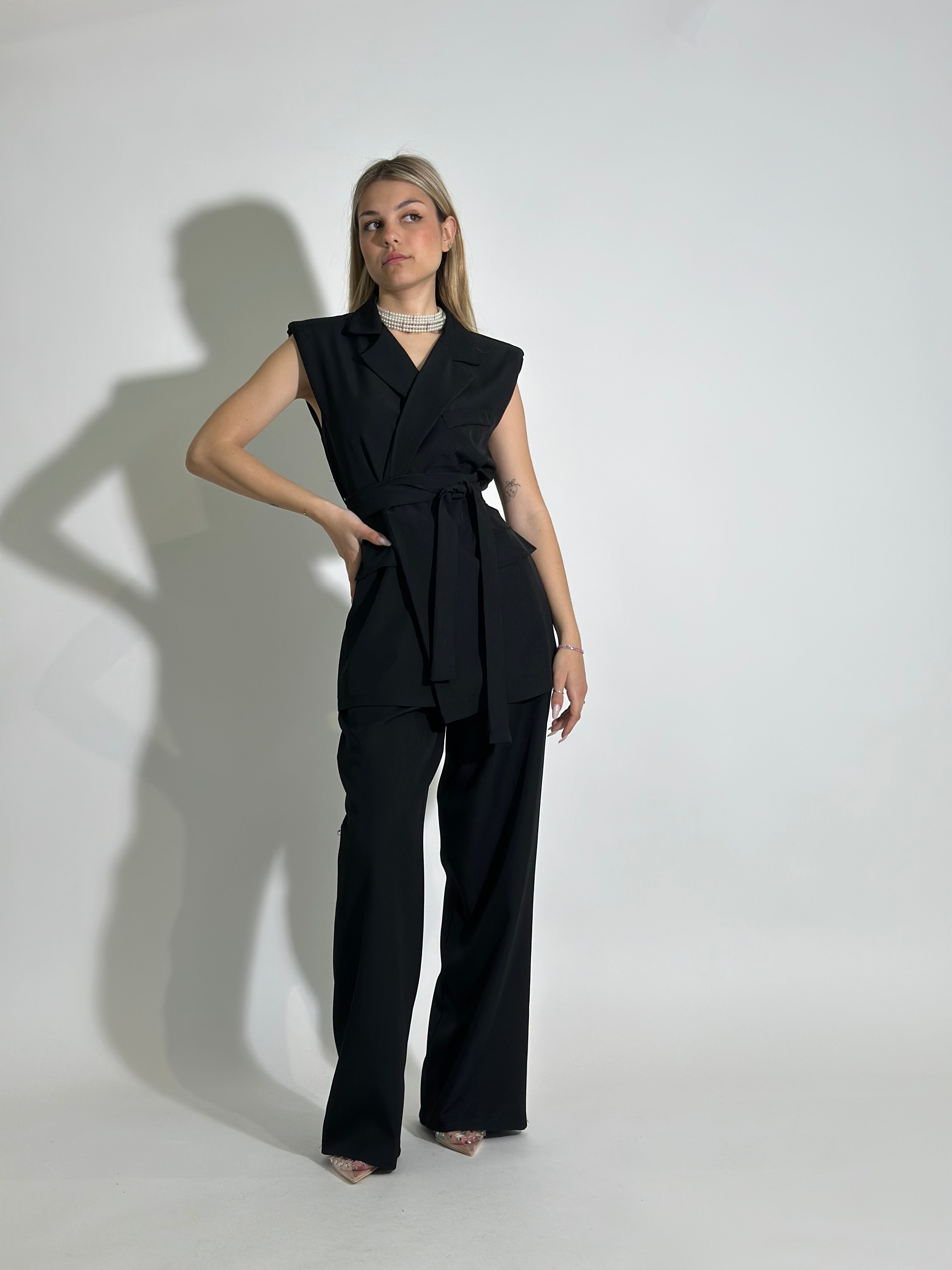 Completo smanicato 5687 NERO