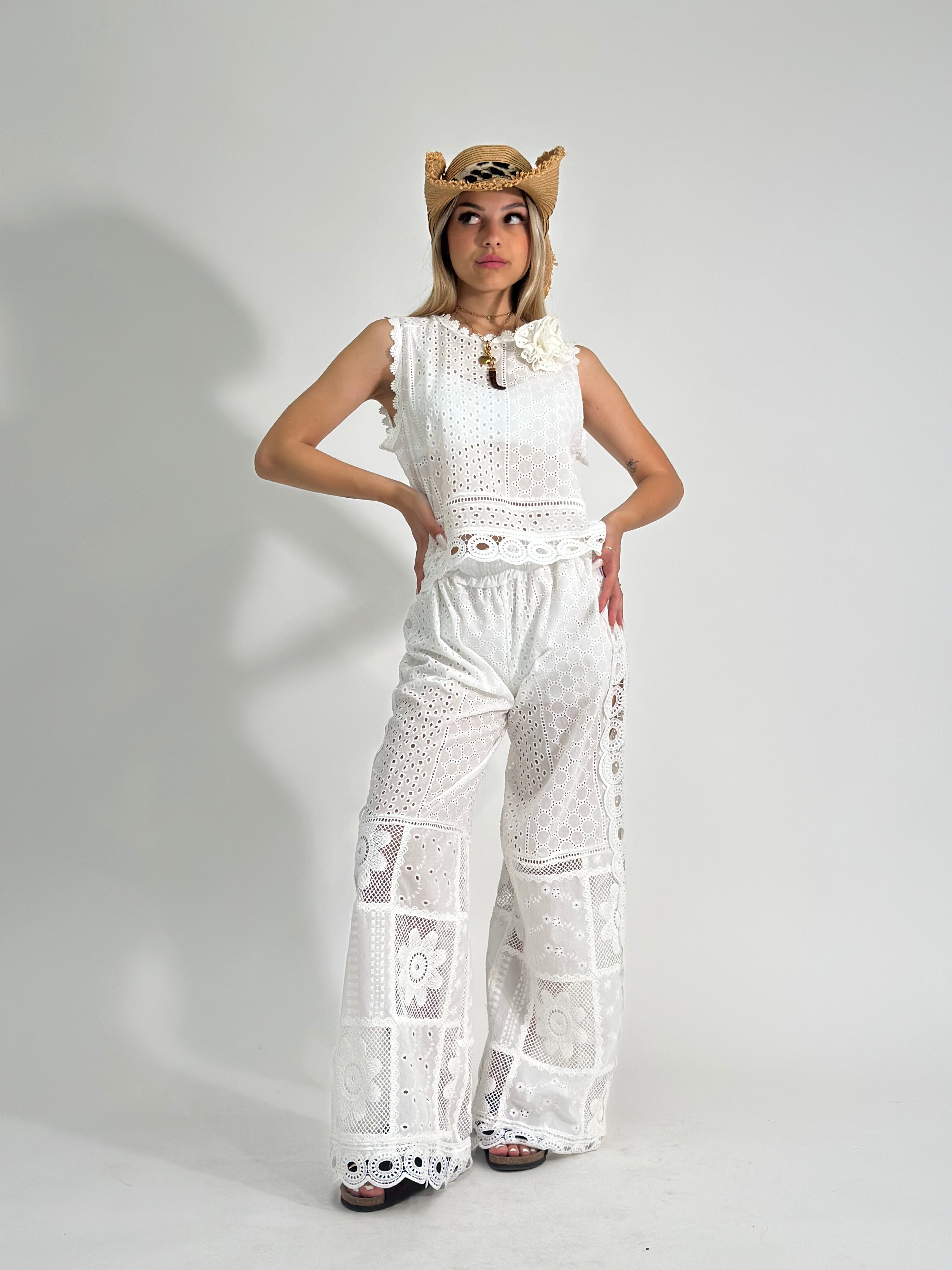 Pantalone pizzo san gallo 785
