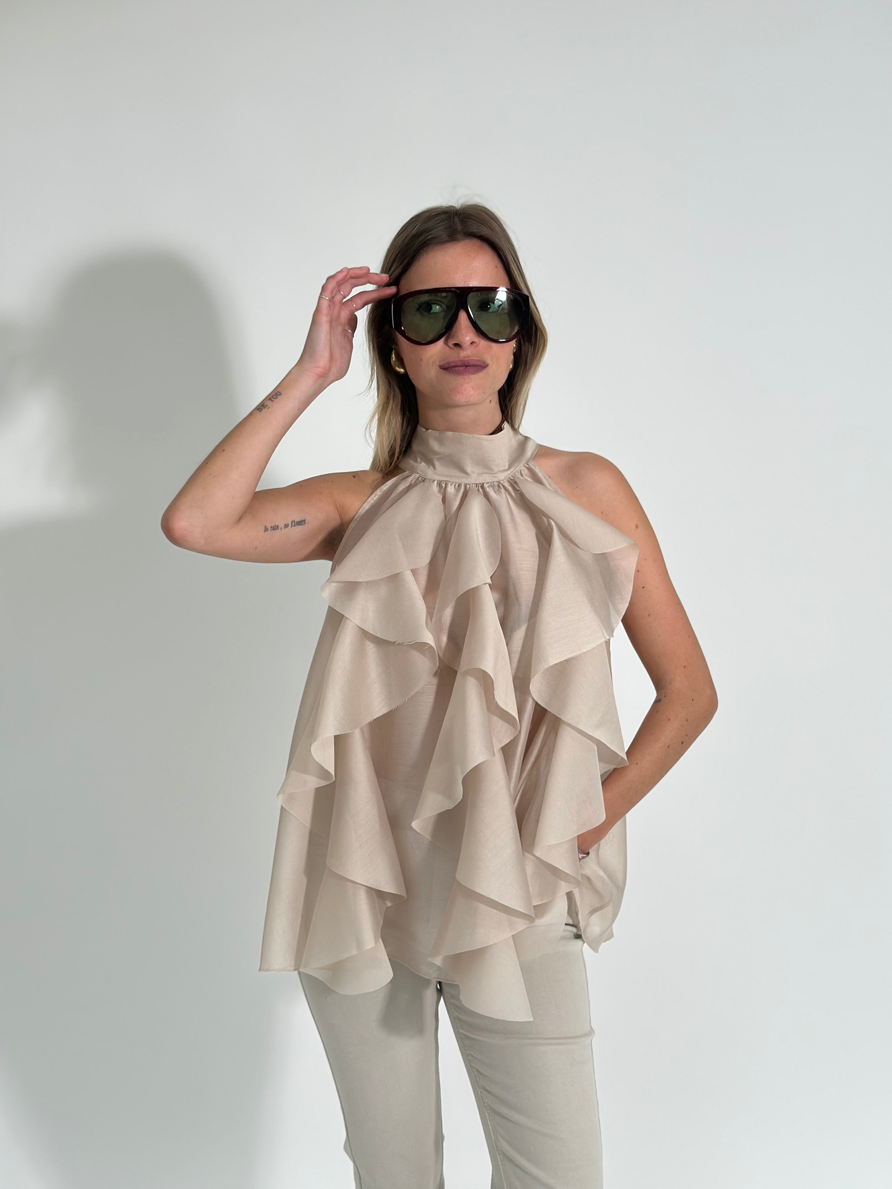 Top rouge 4529 BEIGE