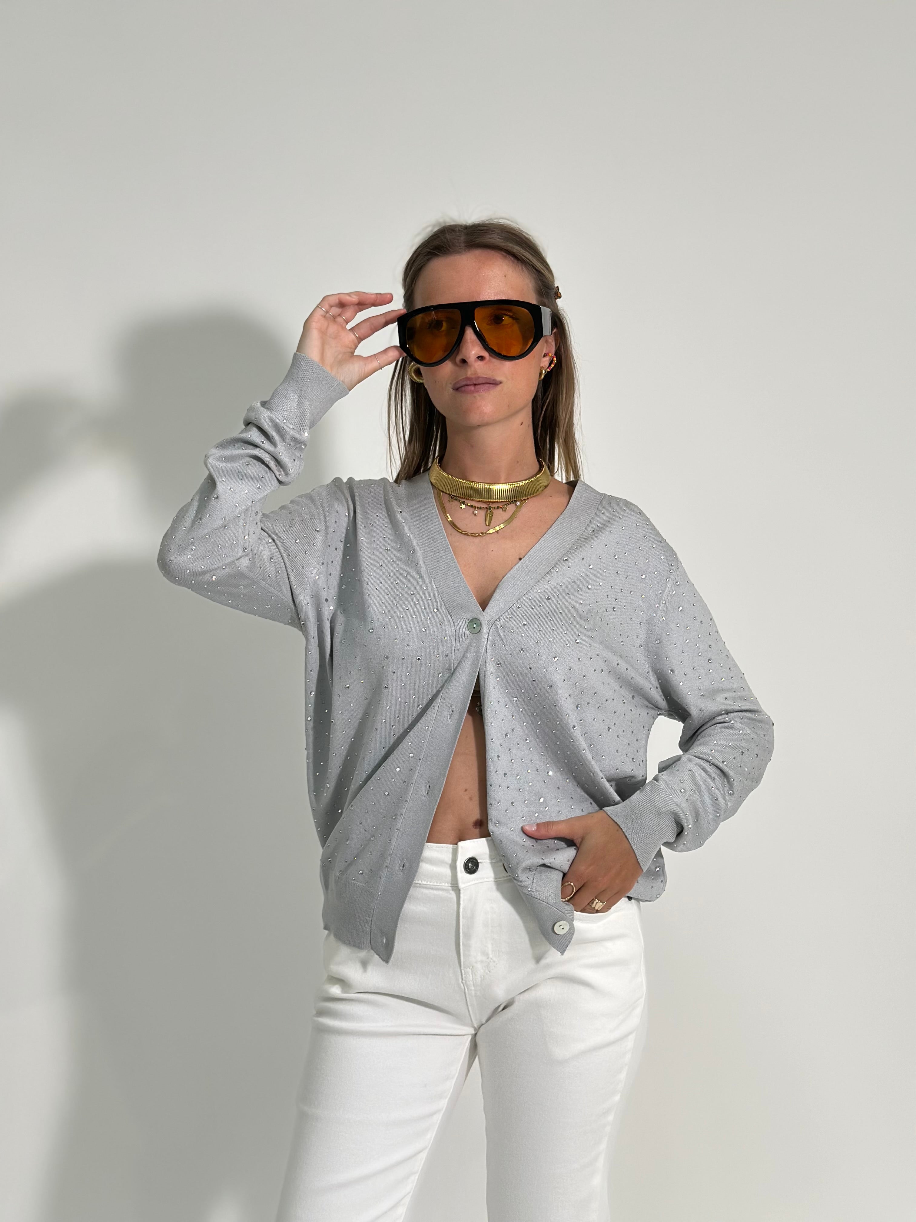 Cardigan strass E259